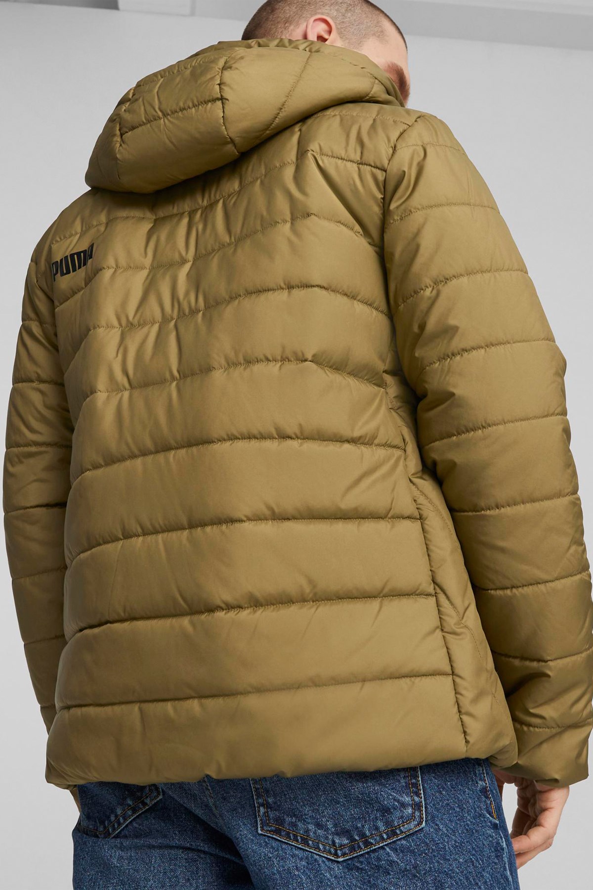 Puma Ess Hooded Erkek Mont 84893893 Kahverengi