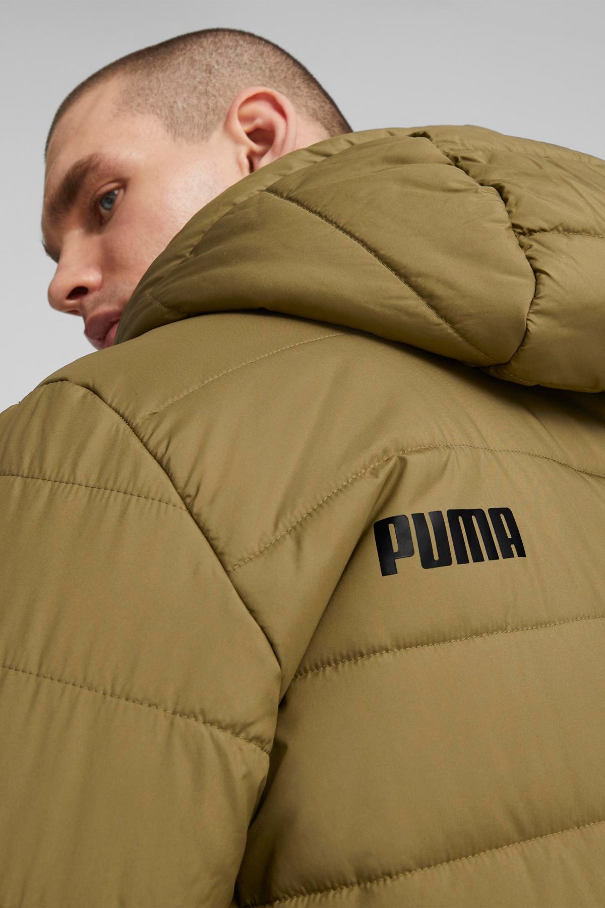 Puma Ess Hooded Erkek Mont 84893893 Kahverengi