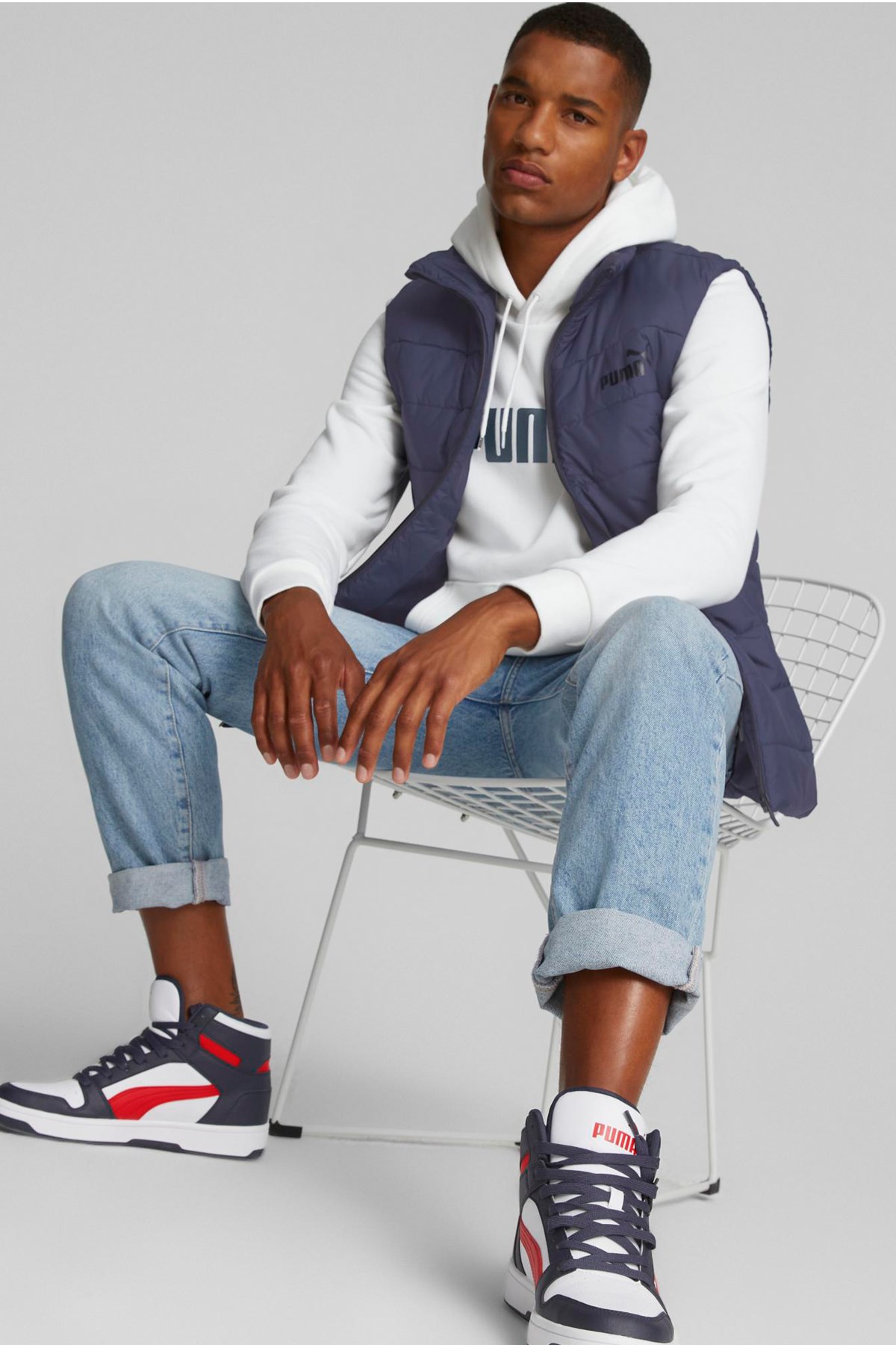 Puma Ess Padded Vest Erkek Şişme Yelek 84893906 Lacivert