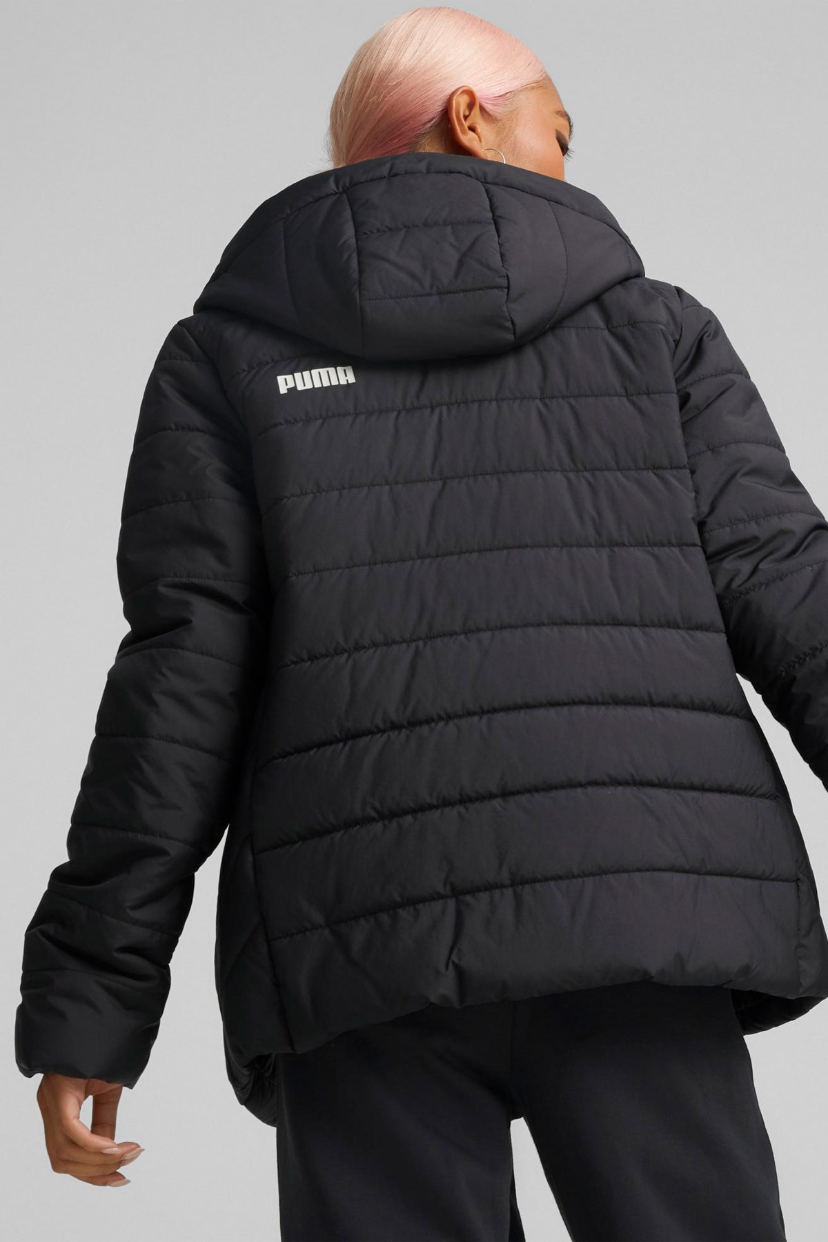 Puma Ess Hooded Kadın Şişme Mont 84894001 Siyah