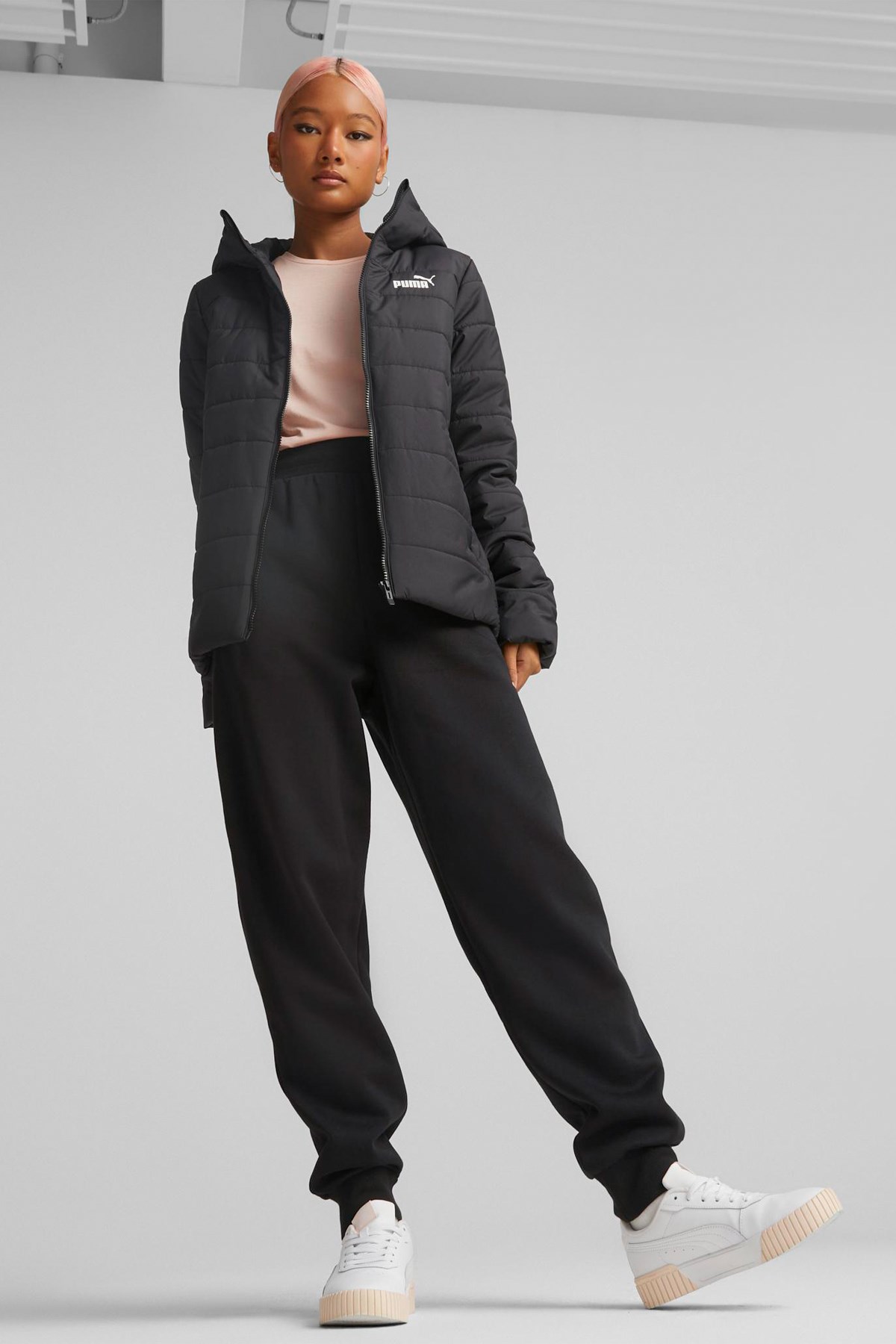 Puma Ess Hooded Kadın Şişme Mont 84894001 Siyah