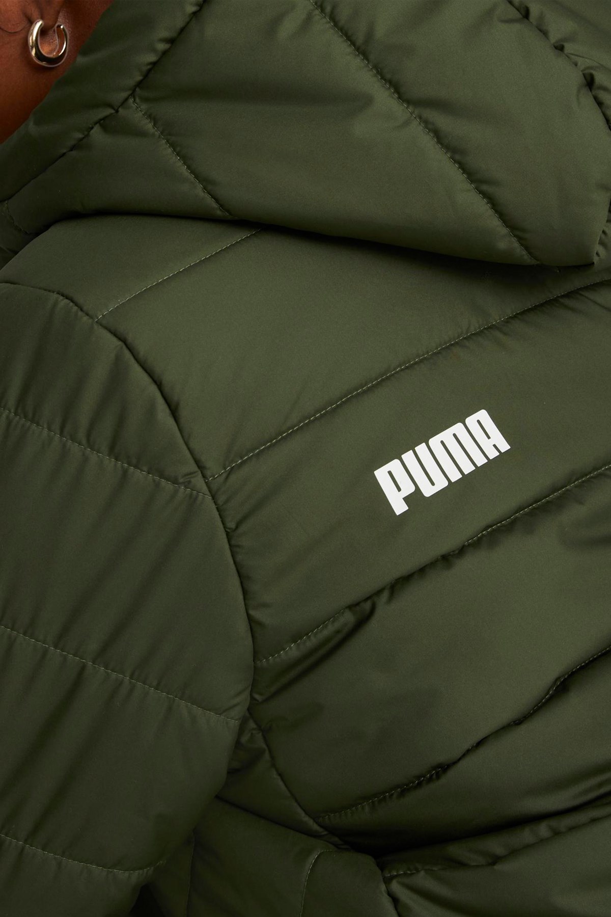 Puma Ess Hooded Kadın Mont 84894031 Yeşil