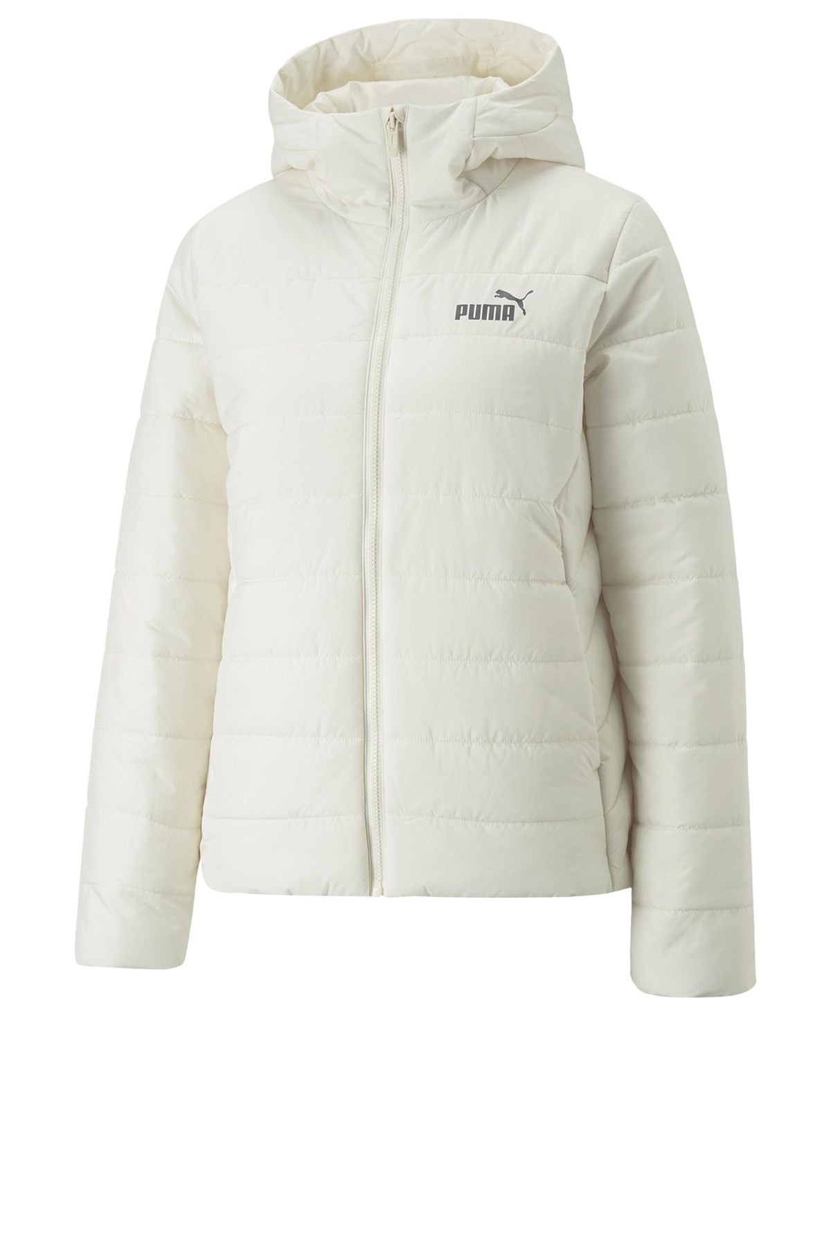 Puma Ess Hooded Kadın Şişme Mont 84894065 Beyaz