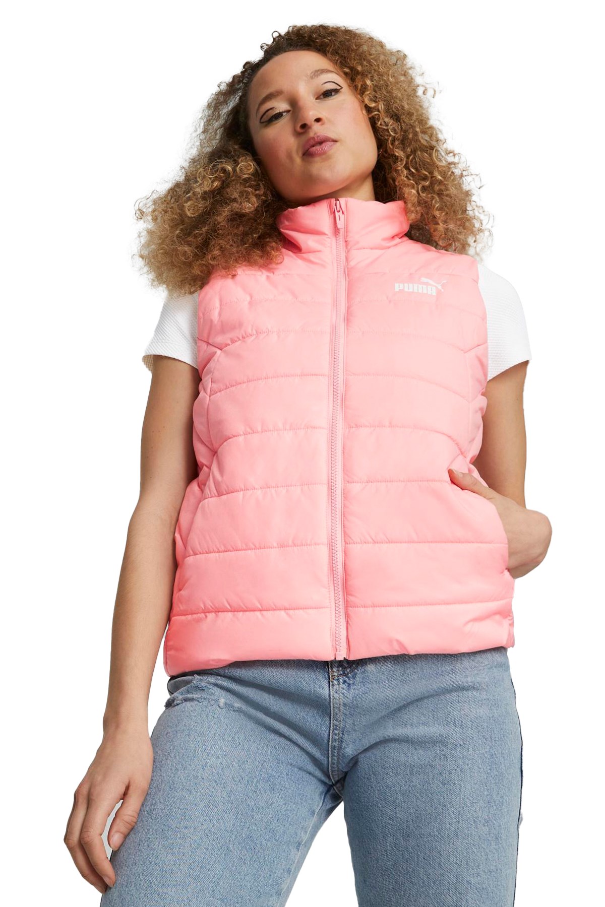 Puma Ess Padded Kadın Yelek 84894163 Pembe