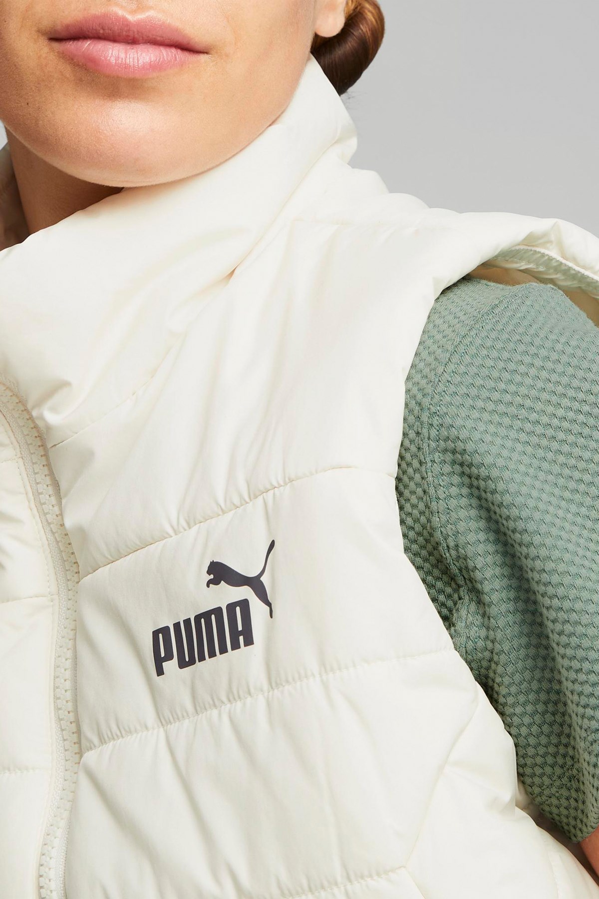 Puma Ess Padded Kadın Yelek 84894187 Beyaz