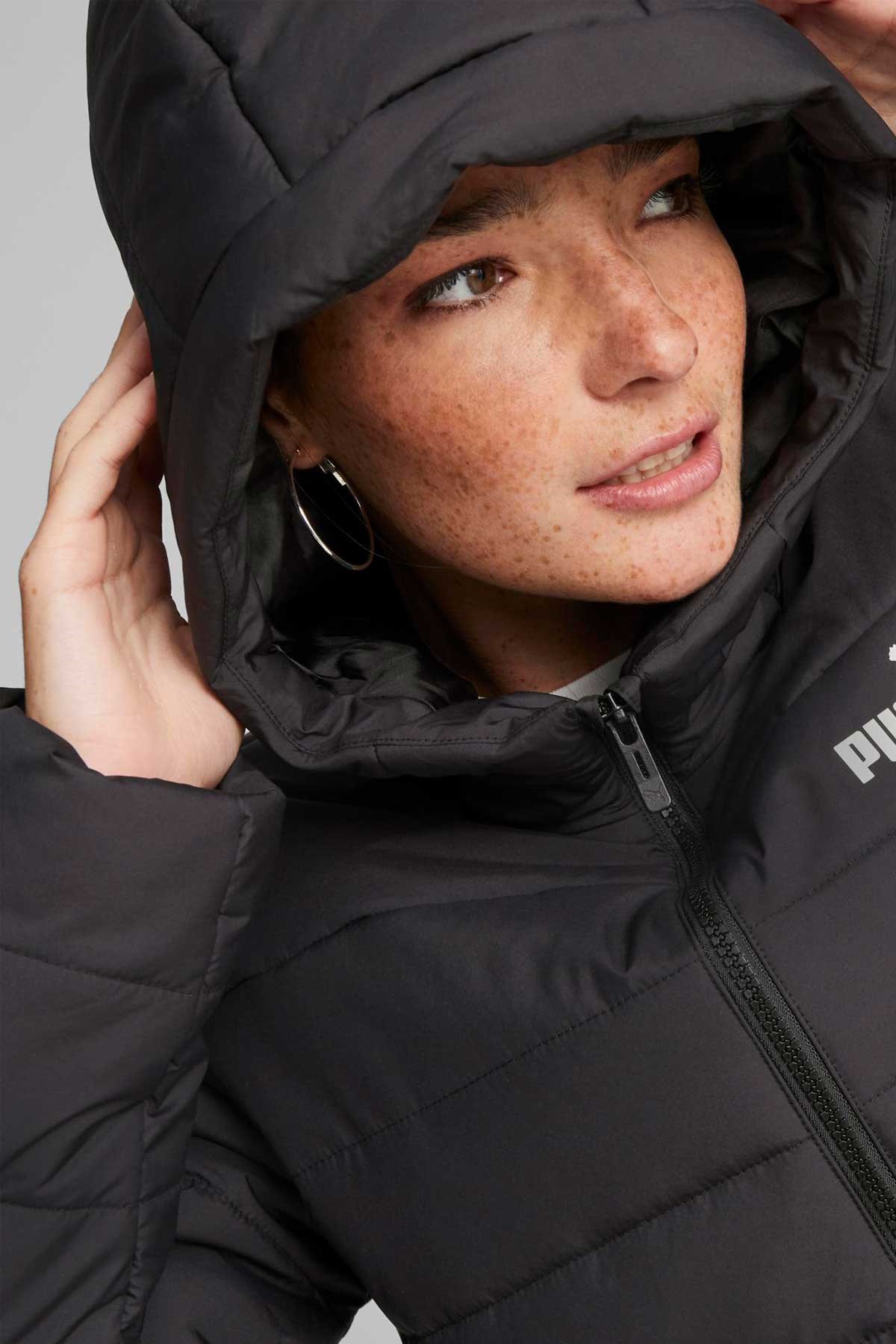 Puma Ess Hooded Kadın Mont 84894201 Siyah