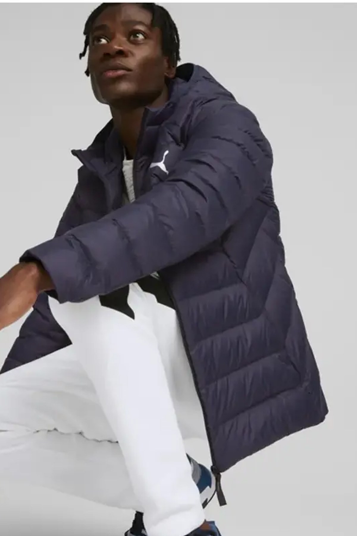 Puma Packlıte Hooded Kaz Tüyü Erkek Mont 84935506 Lacivert