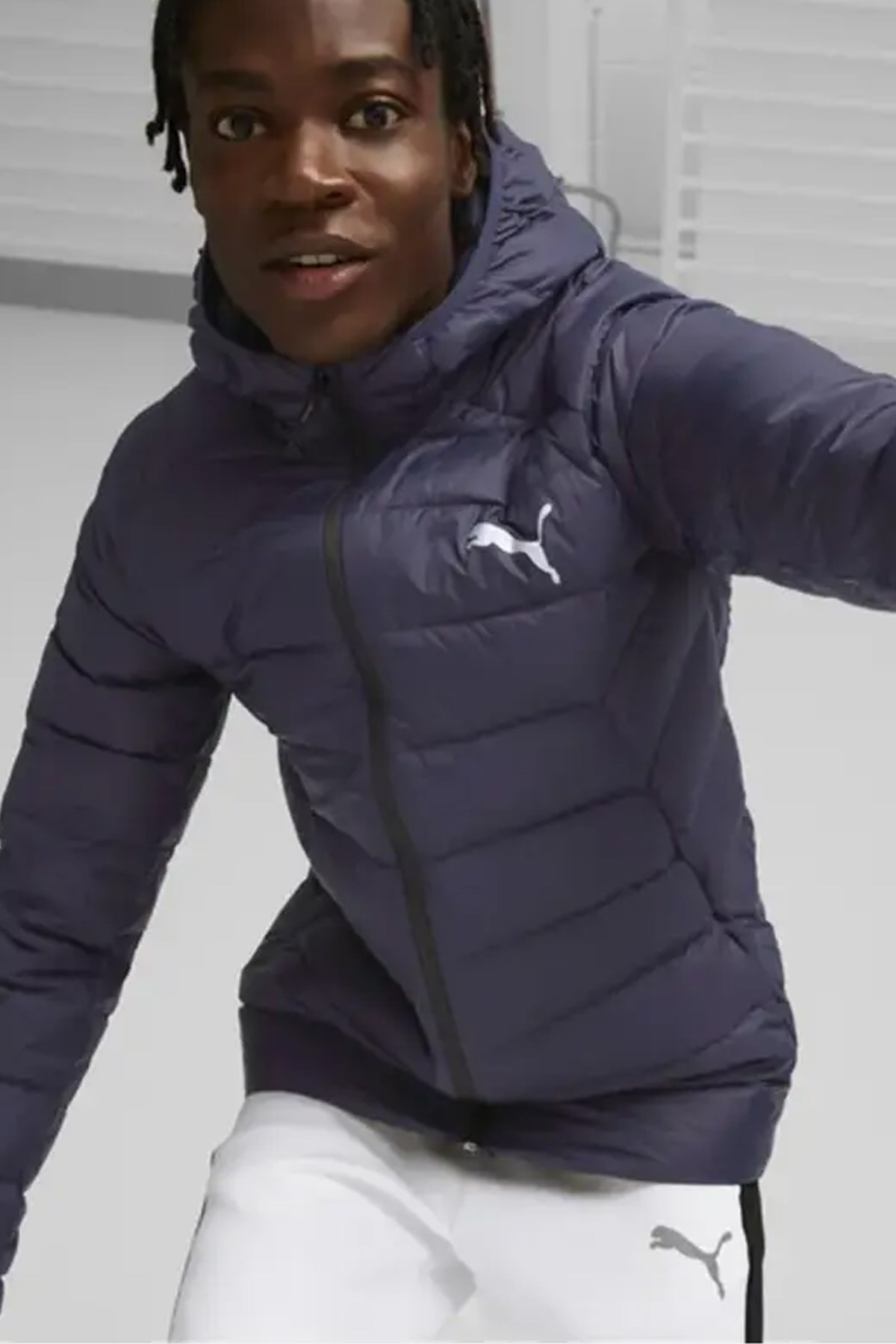 Puma Packlıte Hooded Kaz Tüyü Erkek Mont 84935506 Lacivert