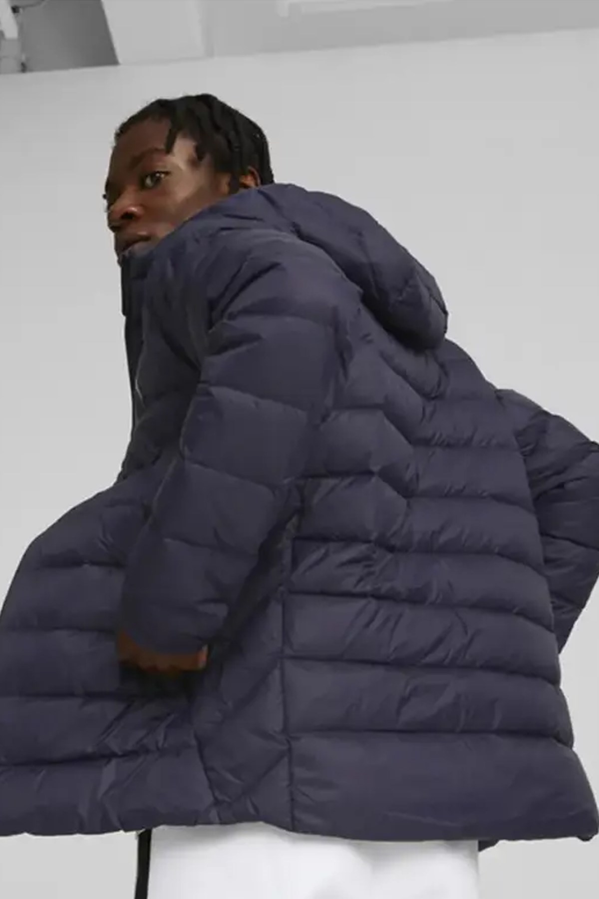 Puma Packlıte Hooded Kaz Tüyü Erkek Mont 84935506 Lacivert