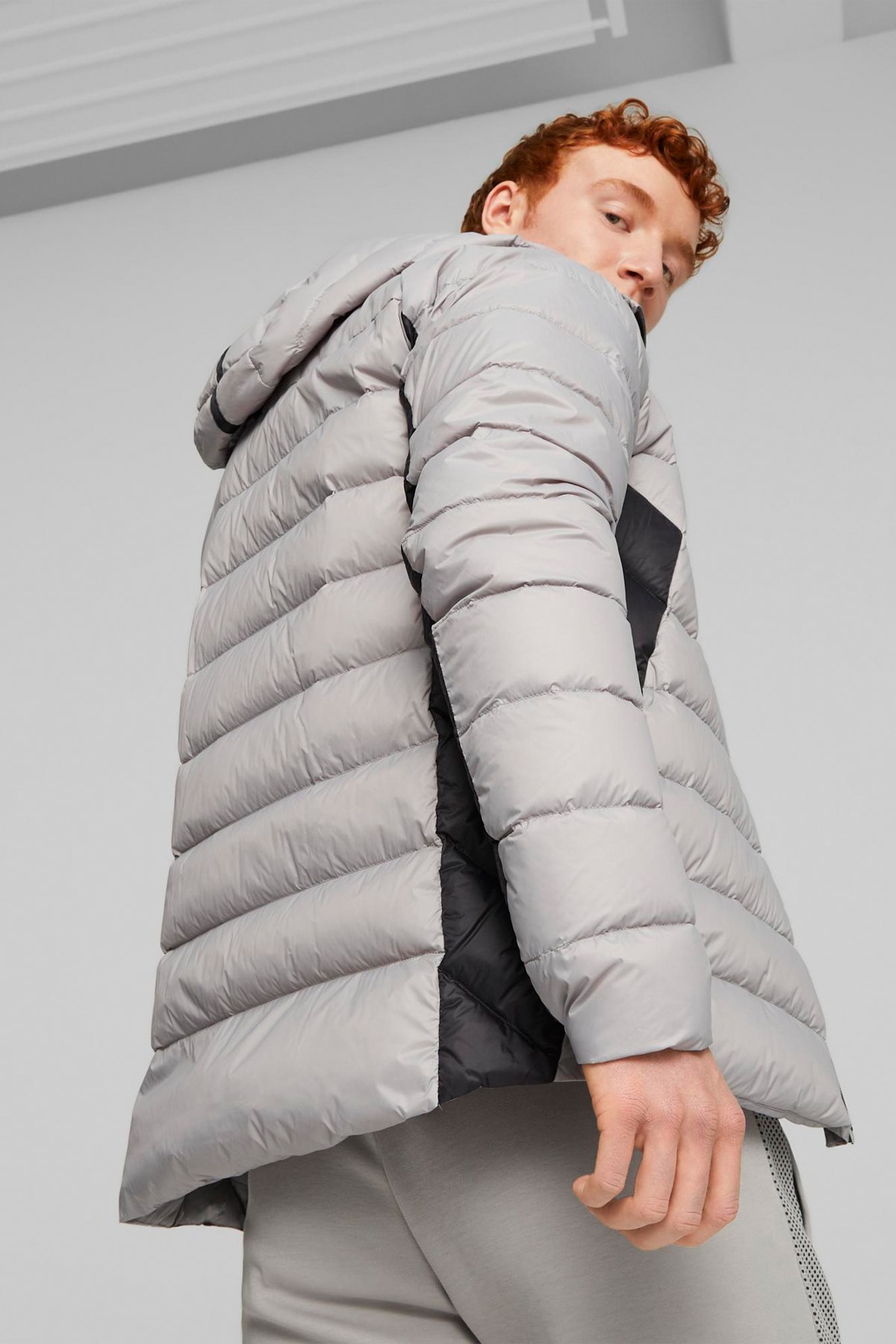 Puma Packlite Hooded Erkek Mont 84935514 Gri