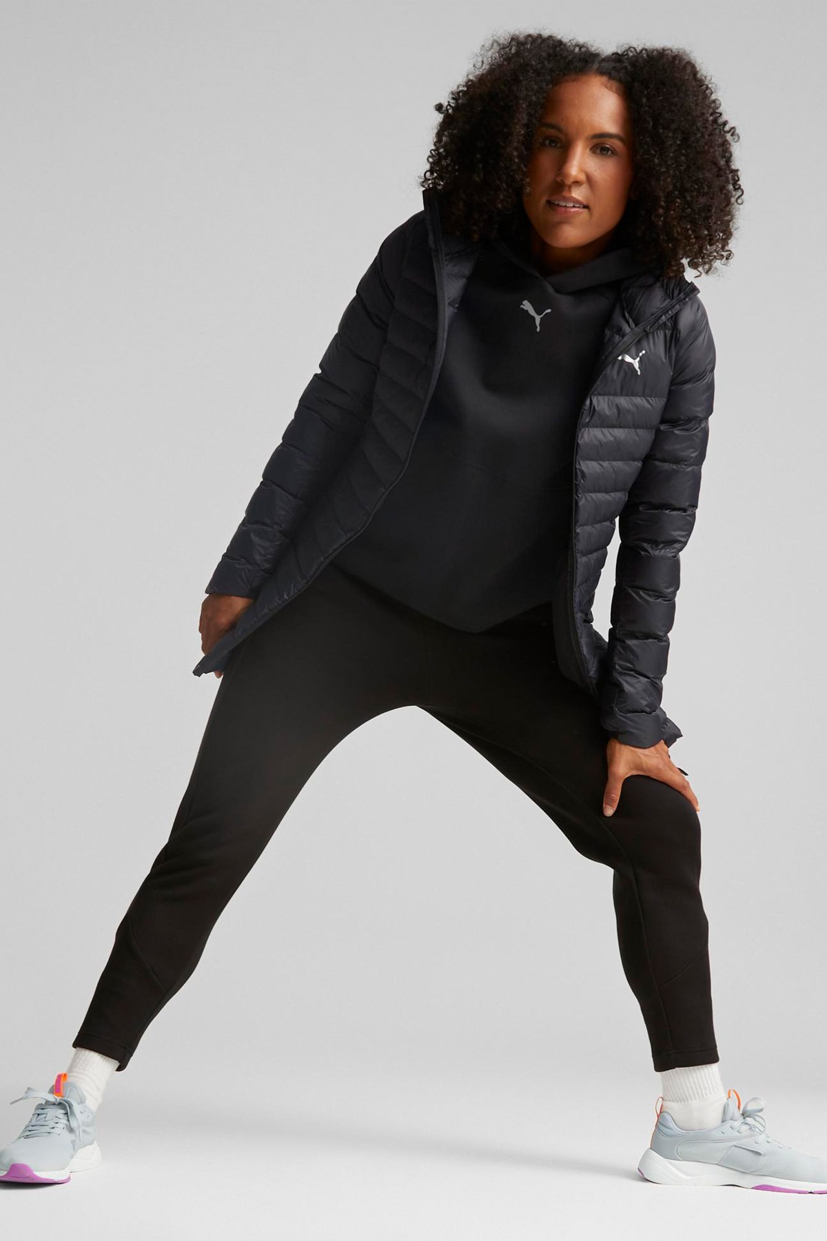 Puma Packlıte Hooded Kadın Mont 84940601 Siyah