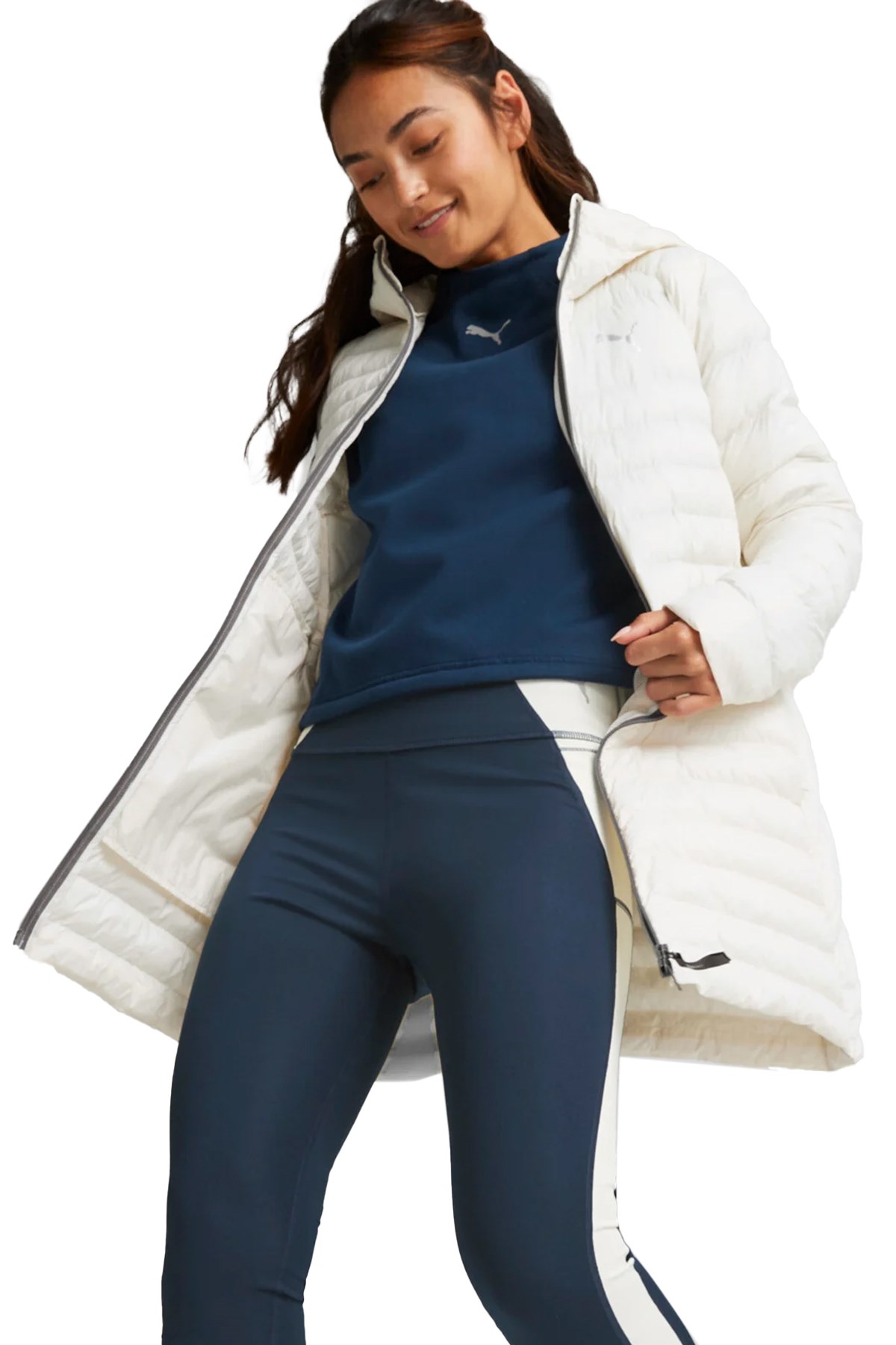 Puma Packlıte Hooded Kadın Mont 84940687 Beyaz