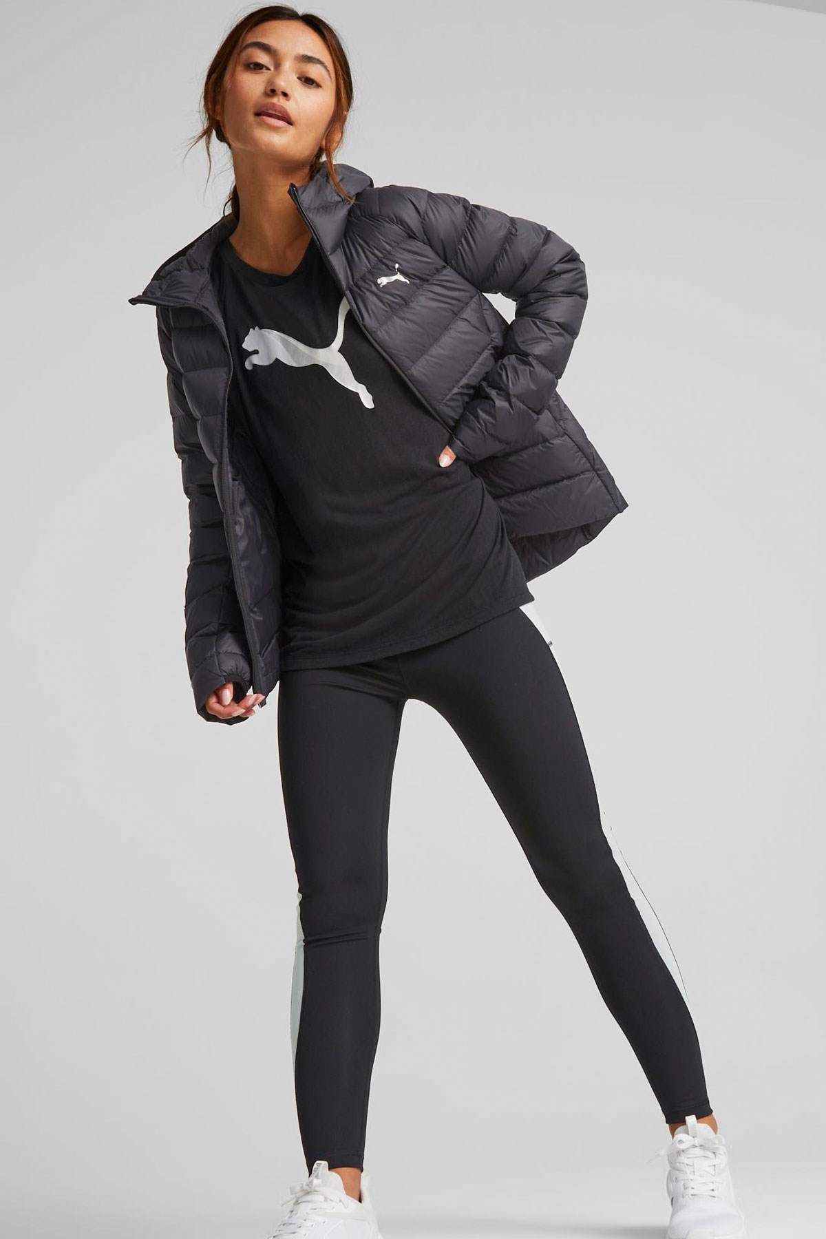 Puma Packlite Hooded Kadın Mont 84940701 Siyah