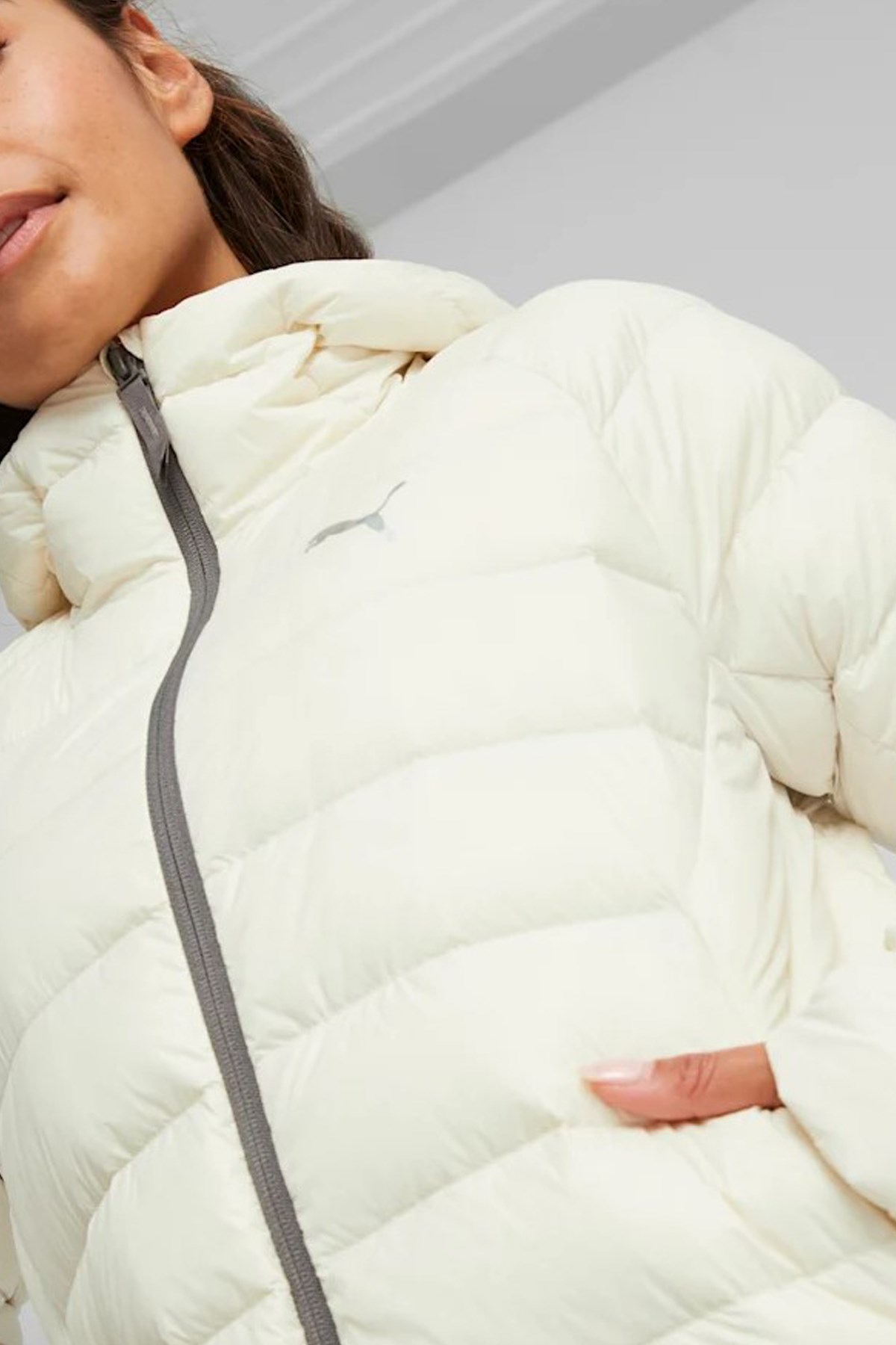 Puma Packlite Hooded Kadın Mont 84940765 Beyaz