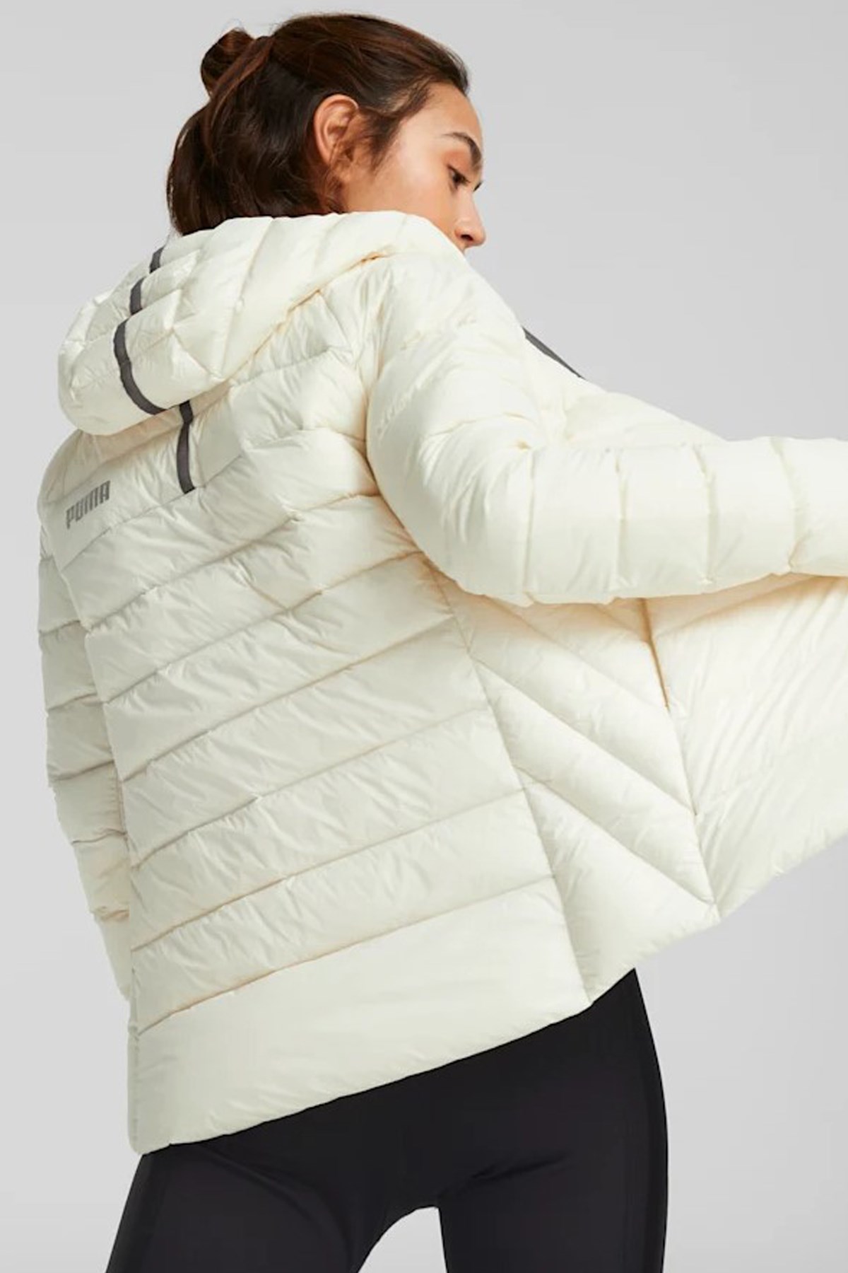 Puma Packlite Hooded Kadın Mont 84940765 Beyaz