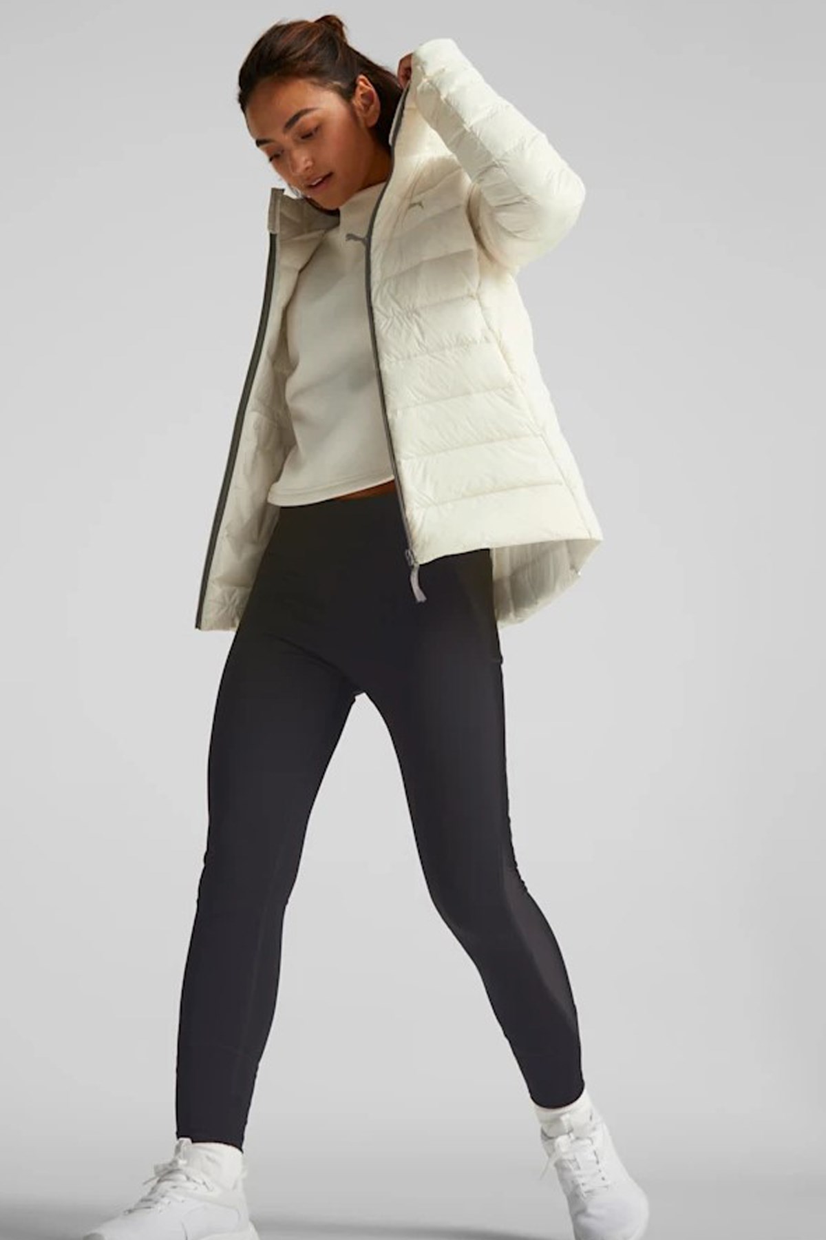 Puma Packlite Hooded Kadın Mont 84940765 Beyaz