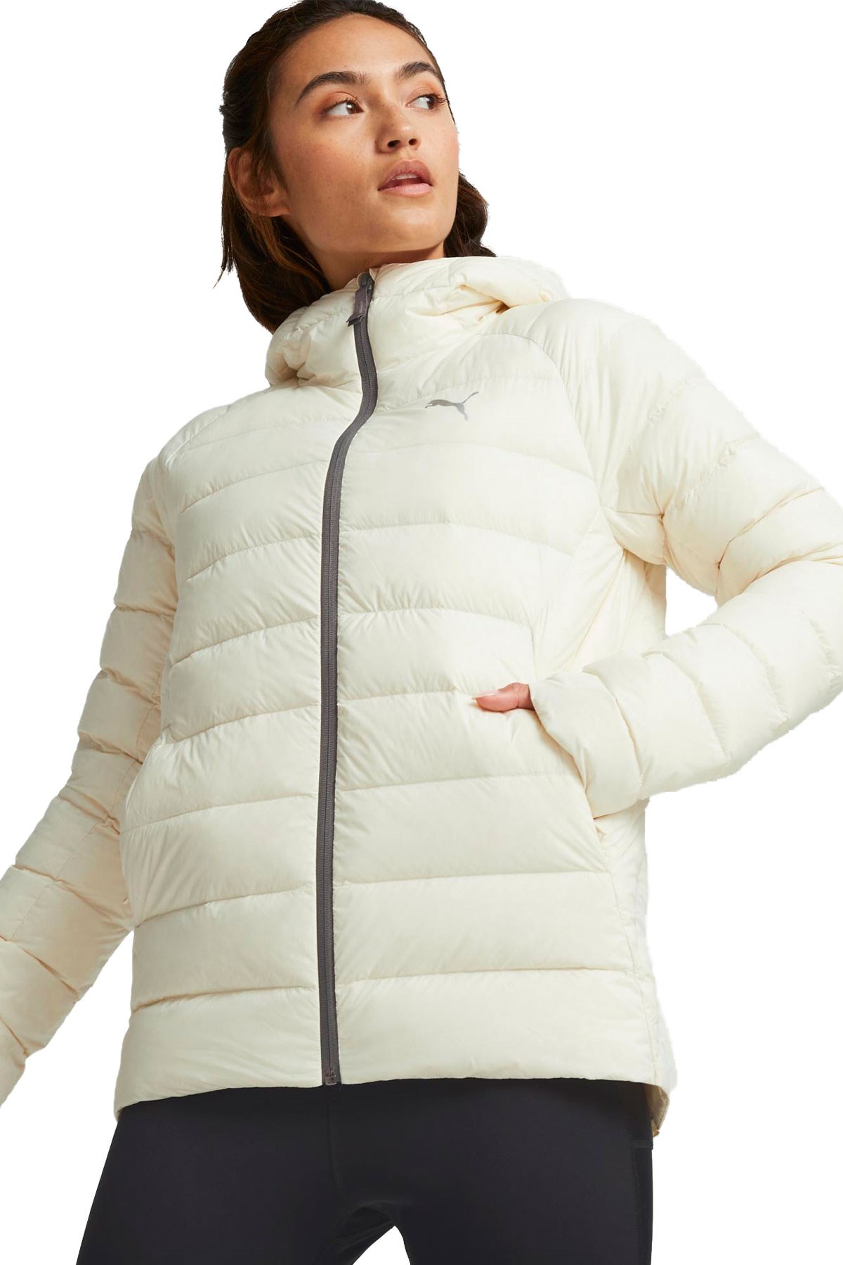 Puma Packlite Hooded Kadın Mont 84940765 Beyaz