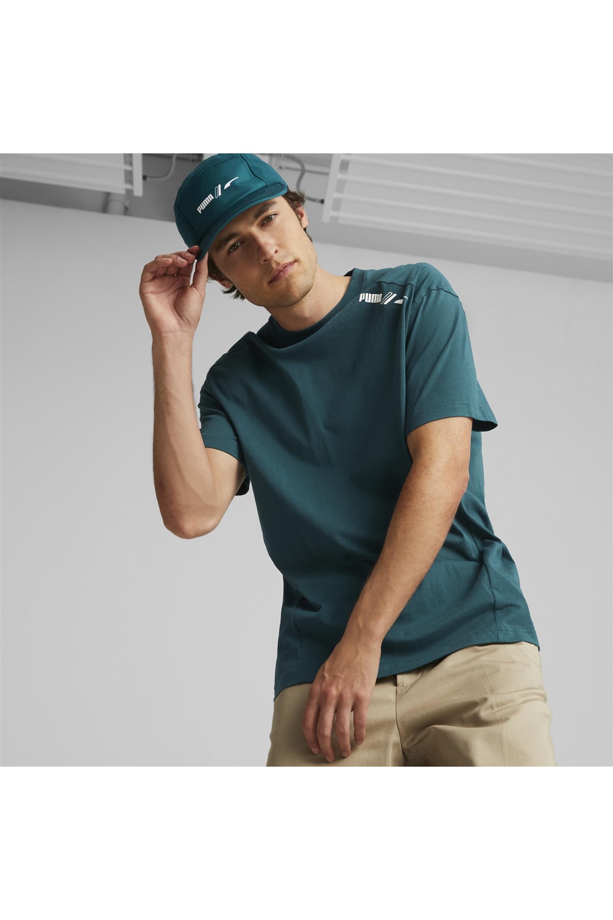 Puma Rad/Cal Erkek Tişört 84977724 Yeşil