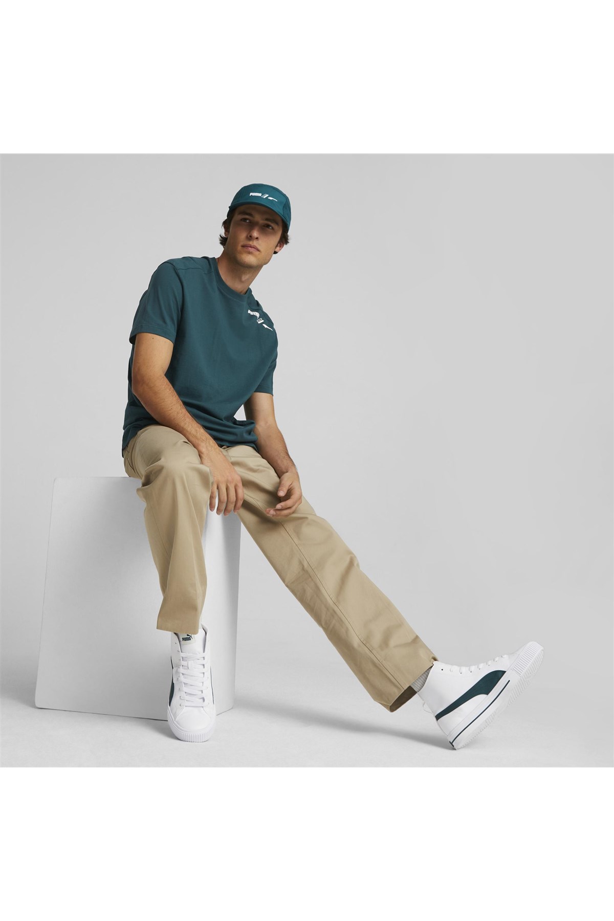 Puma Rad/Cal Erkek Tişört 84977724 Yeşil