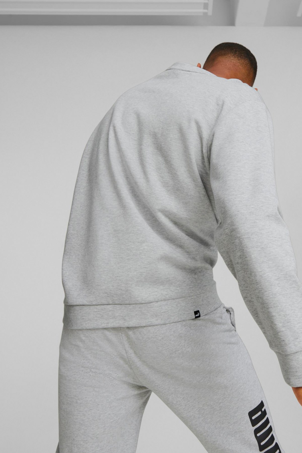 Puma Rad/Cal Crew Dk Erkek Sweatshirt 84977804 Gri