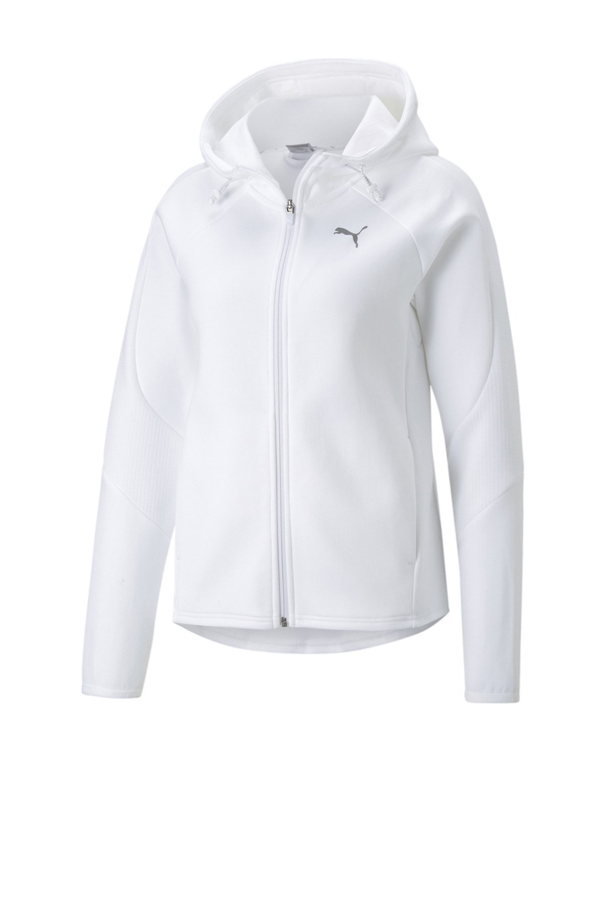 Puma Evostripe Full-Zip Kadın Sweatshirt 84980902 Beyaz