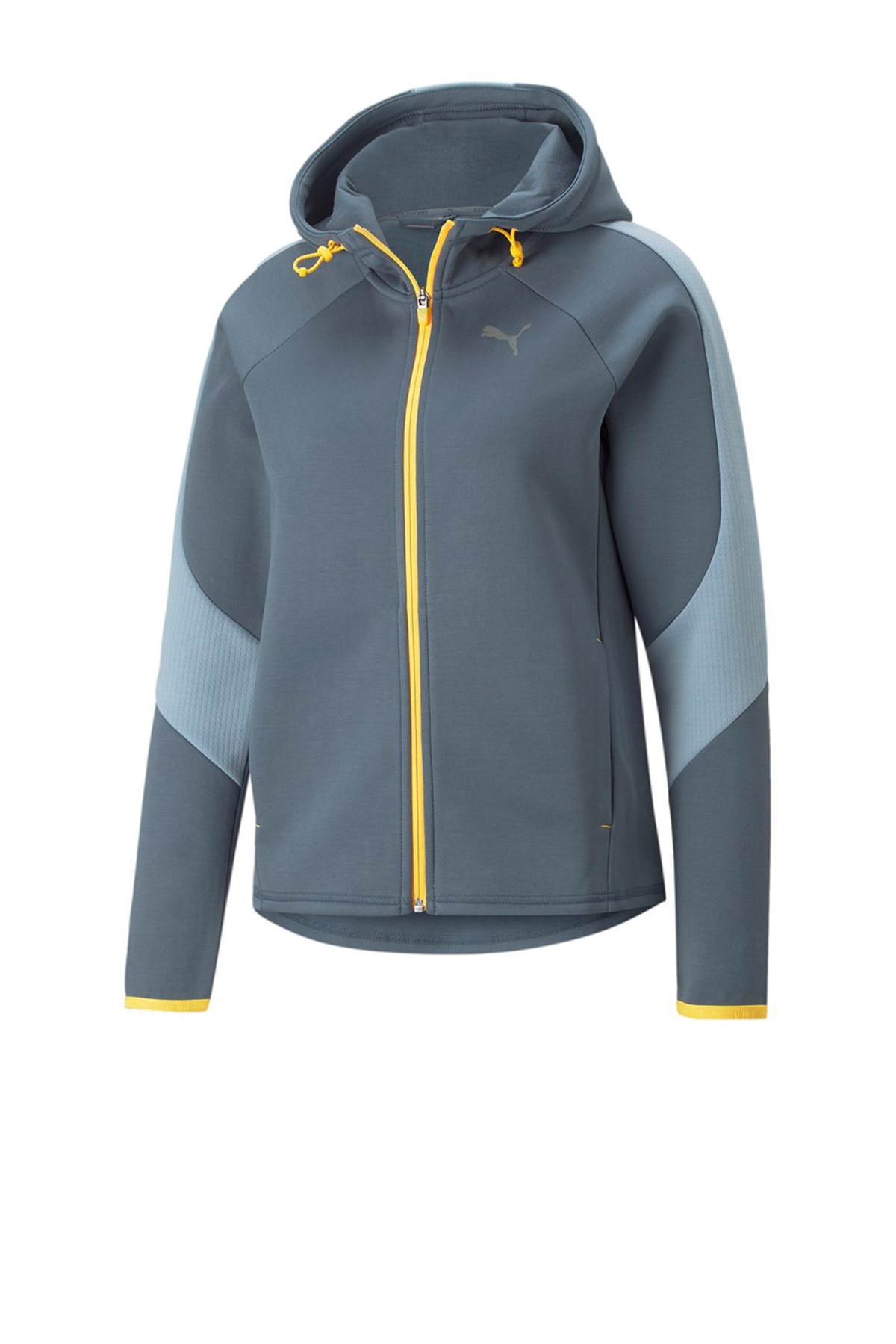 Puma Evostripe Full-Zip Kadın Sweatshirt 84980918 Mavi