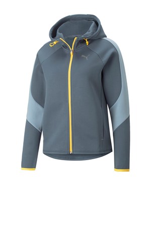 Puma Evostripe Full-Zip Kadın Sweatshirt 84980918 Mavi