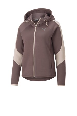 Puma Evostripe Full-Zip Kadın Sweatshirt 84980975 Bordo