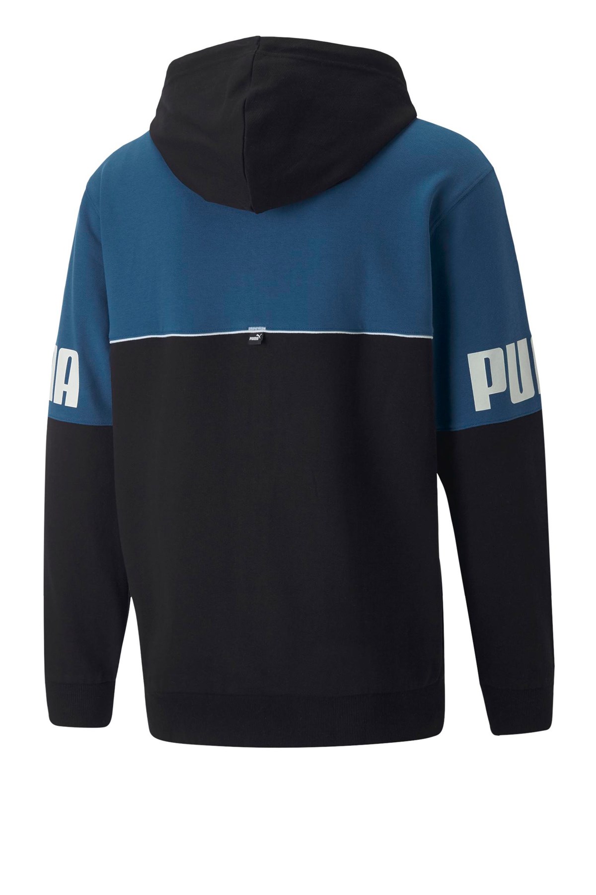Puma power Colorblock Full-Zip Erkek Sweatshirt 84984217 Mavi