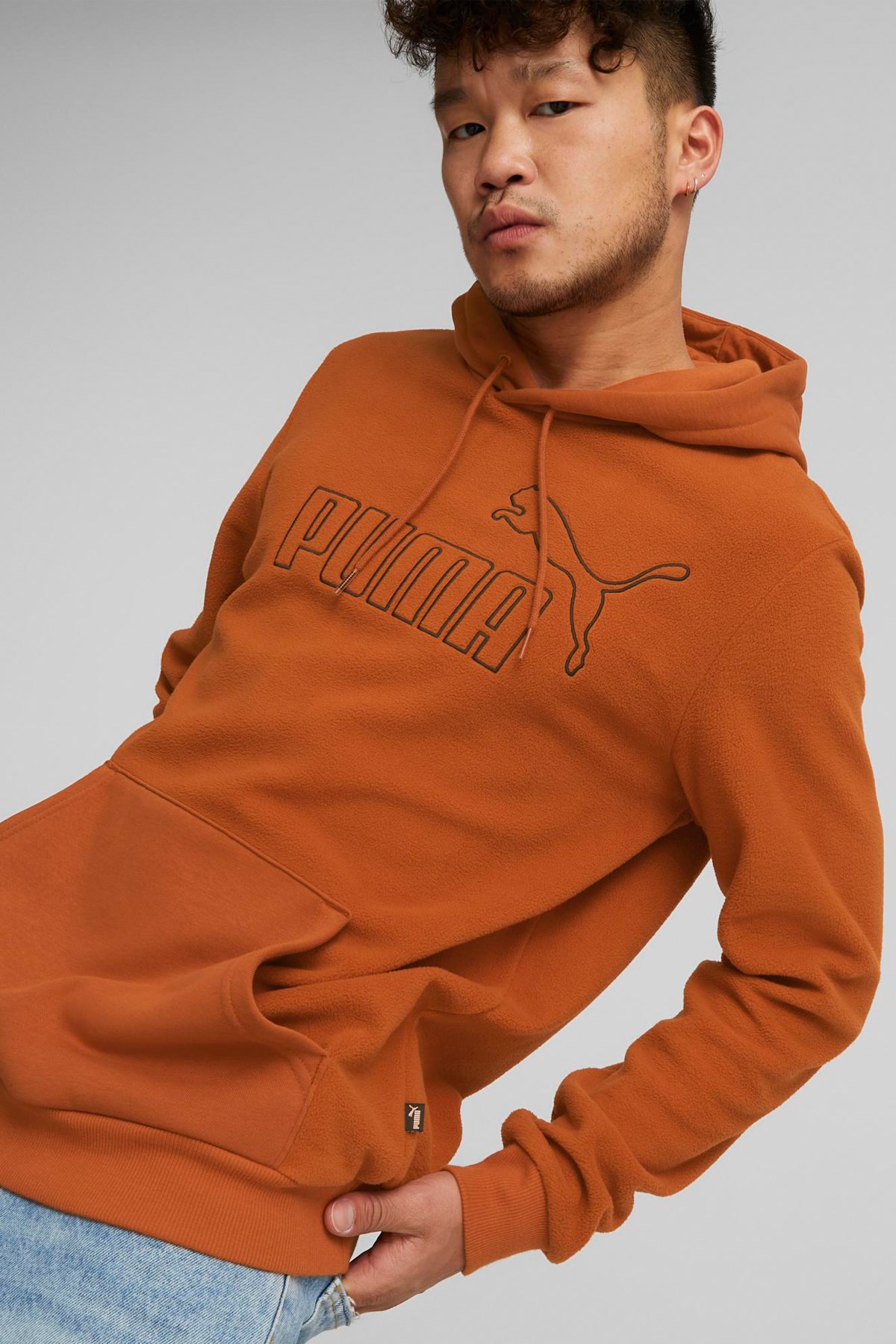 Puma Ess Elevatd Erkek Sweatshirt 84989164 Turuncu