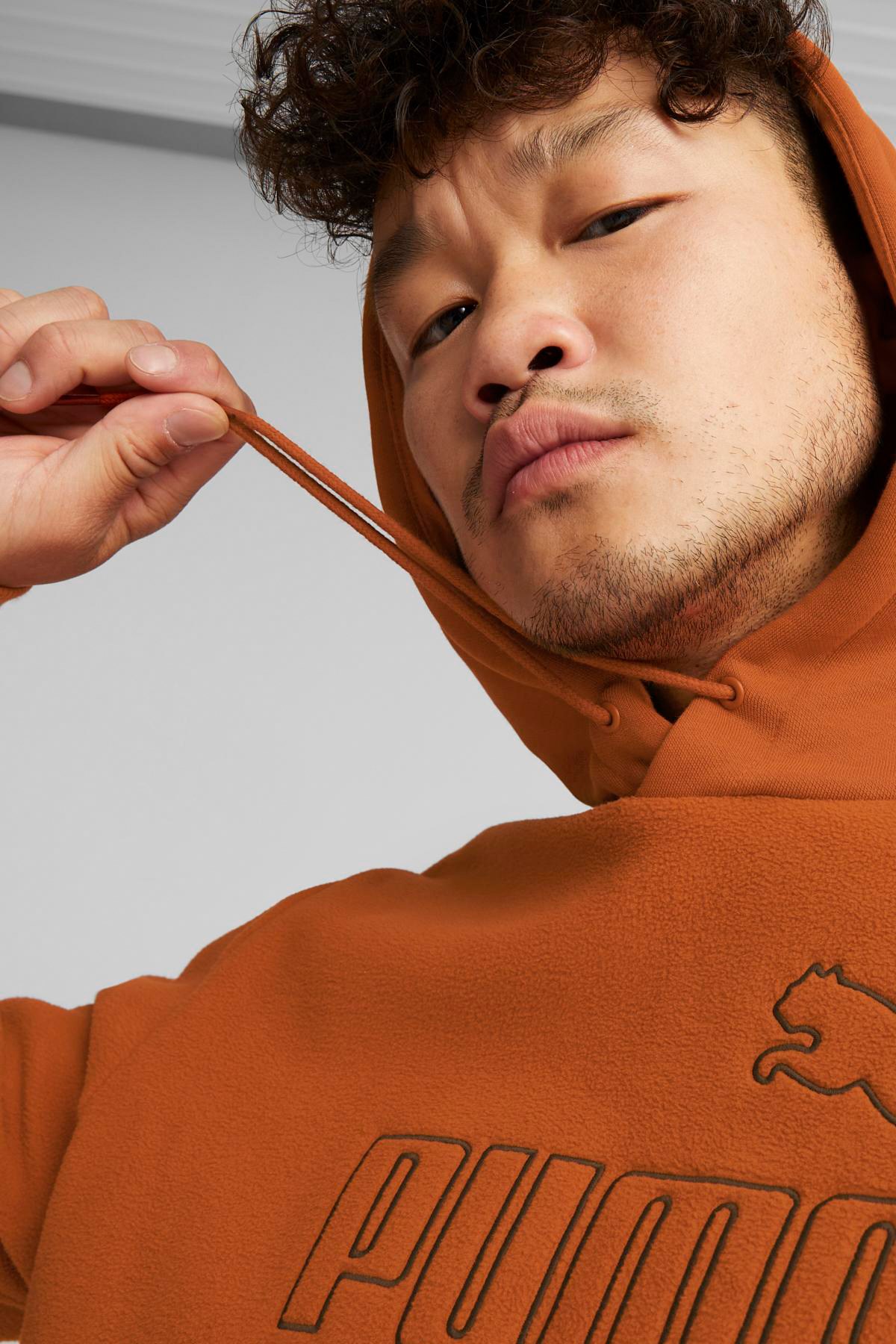 Puma Ess Elevatd Erkek Sweatshirt 84989164 Turuncu