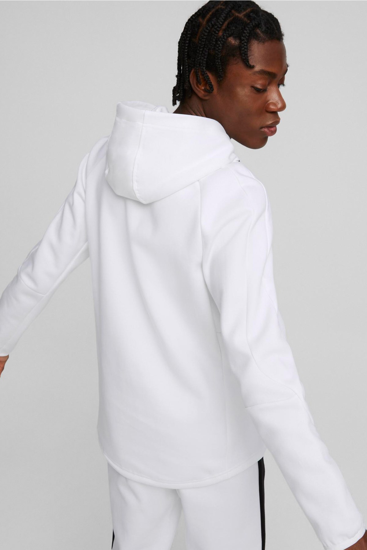 Puma Evostripe Erkek Sweatshirt 84991402 Beyaz