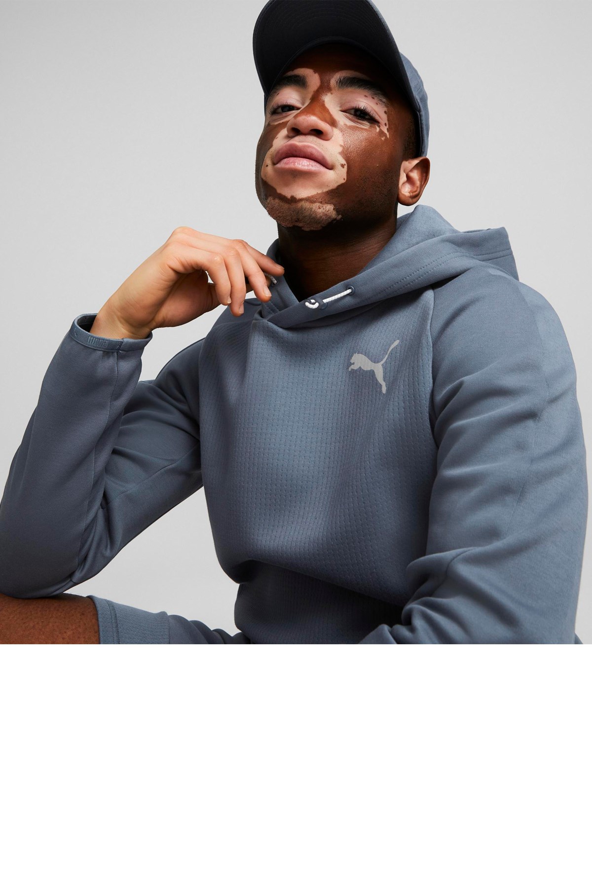 Puma Evostripe Erkek Sweatshirt 84991418 Mavi