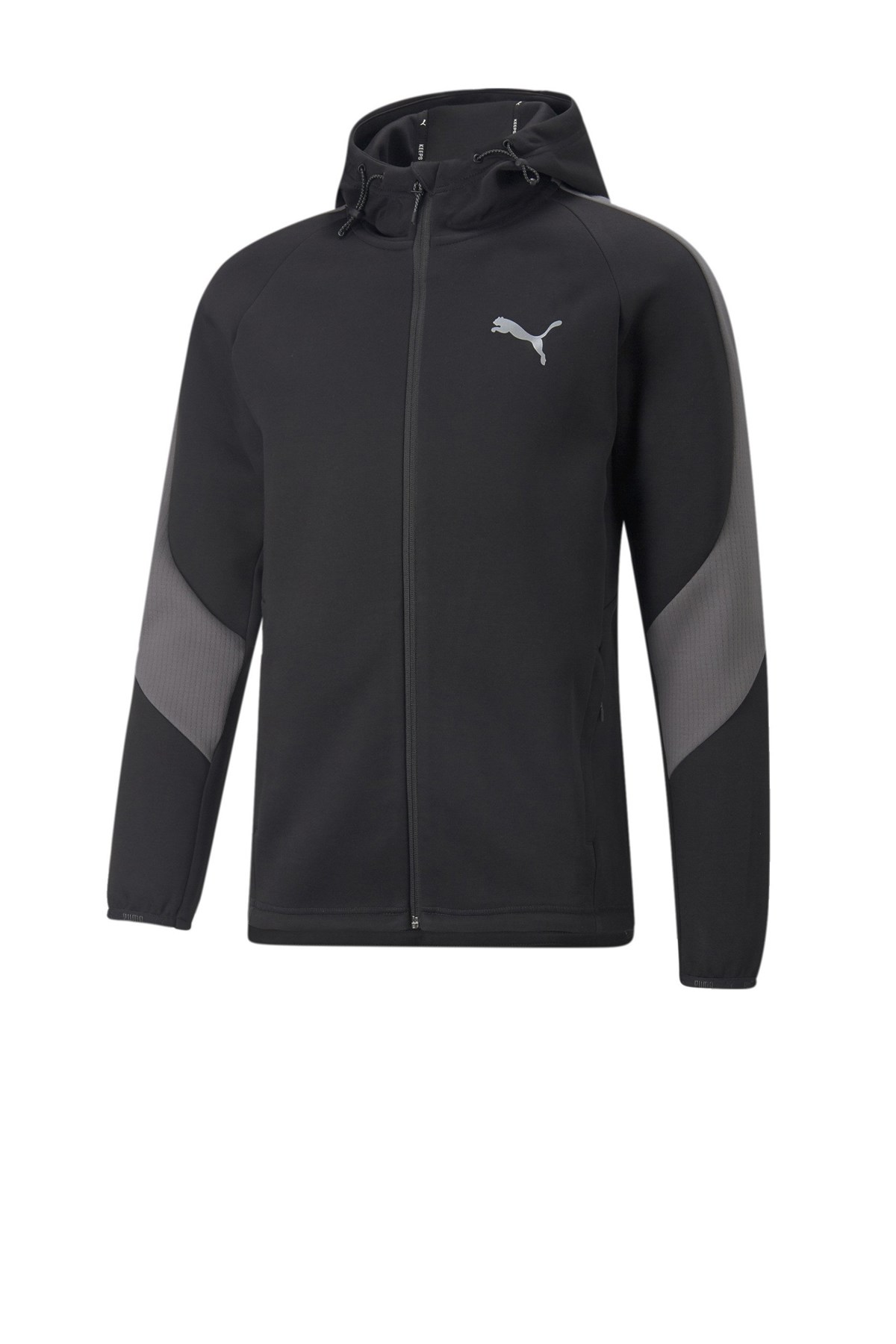 Puma Evostripe Full-Zip Erkek Sweatshirt 84991501 Siyah