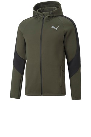 Puma Evostripe Full-Zip Erkek Sweatshirt 84991570 Yeşil