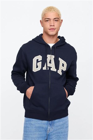 Gap V-Heritage Logo Erkek Sweatshirt 851516031