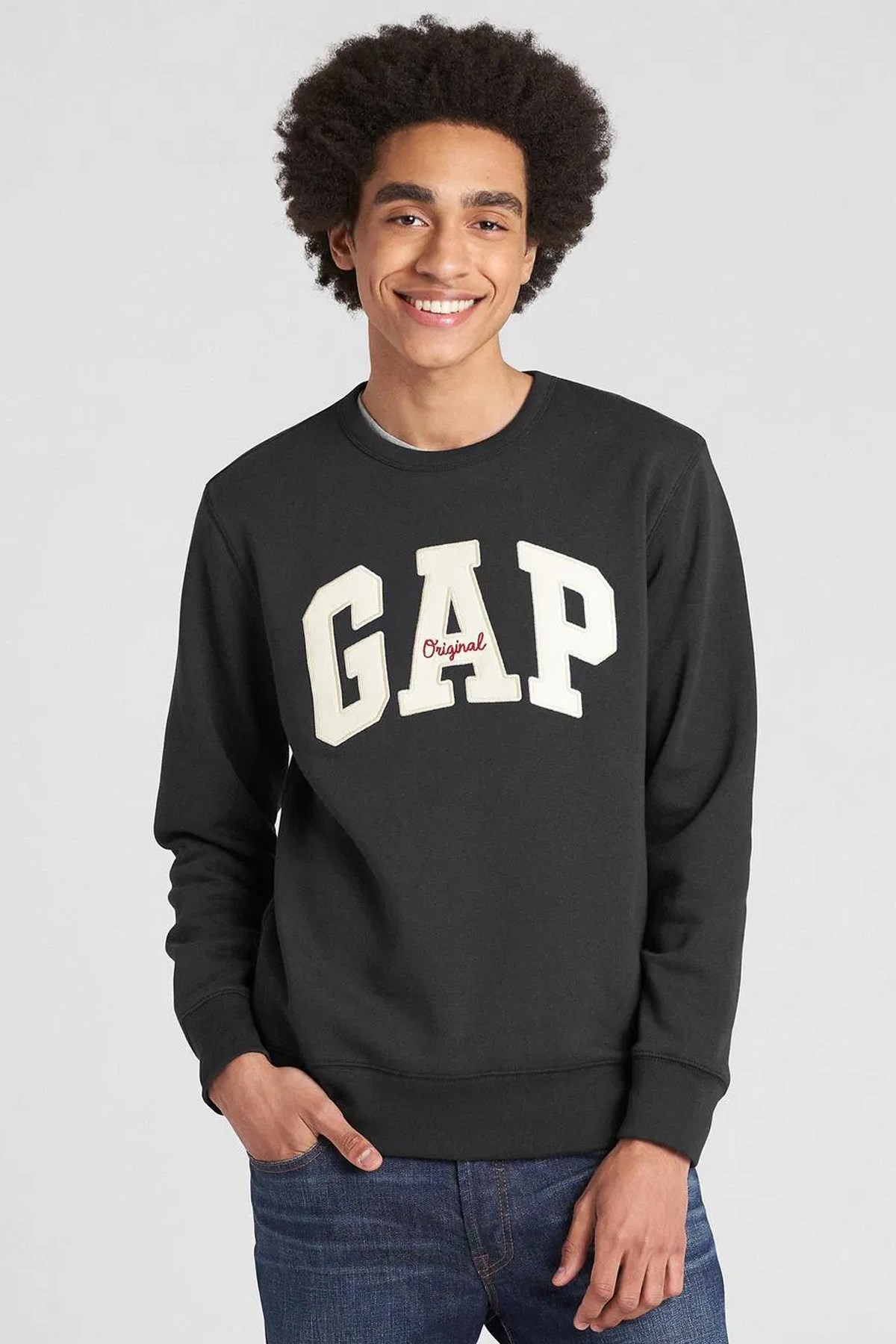 Gap Gap Original Erkek Sweatshirt 852079007 Siyah
