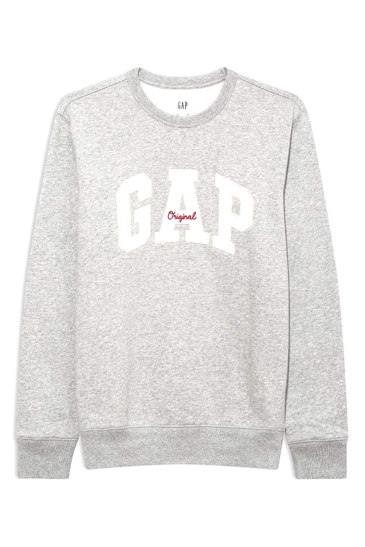 Gap Original Arch Crew Erkek Sweatshirt 852079035 Gri