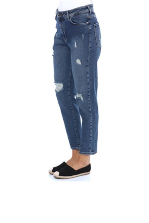 Five Pocket Kadın Kot Pantolon 8522-G520-1