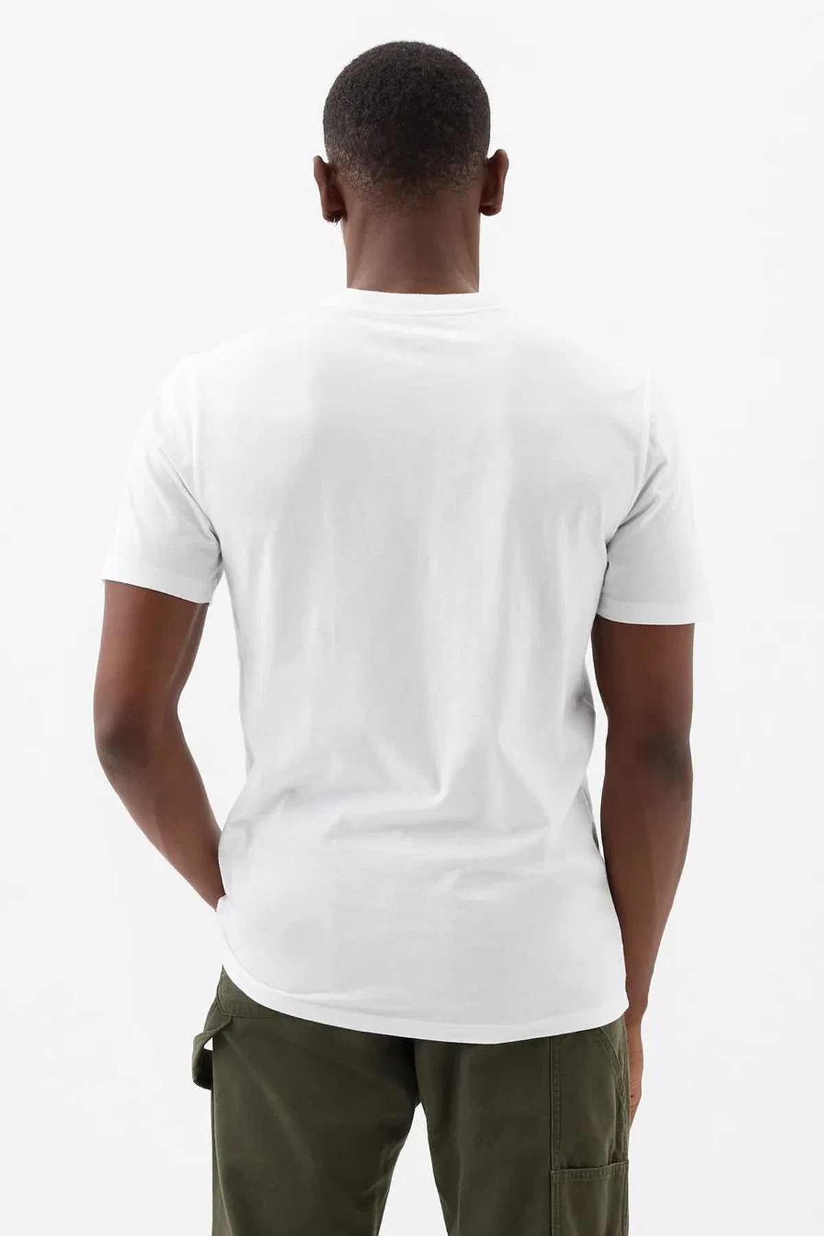 Gap V-Everyday Soft Erkek Tişört Beyaz