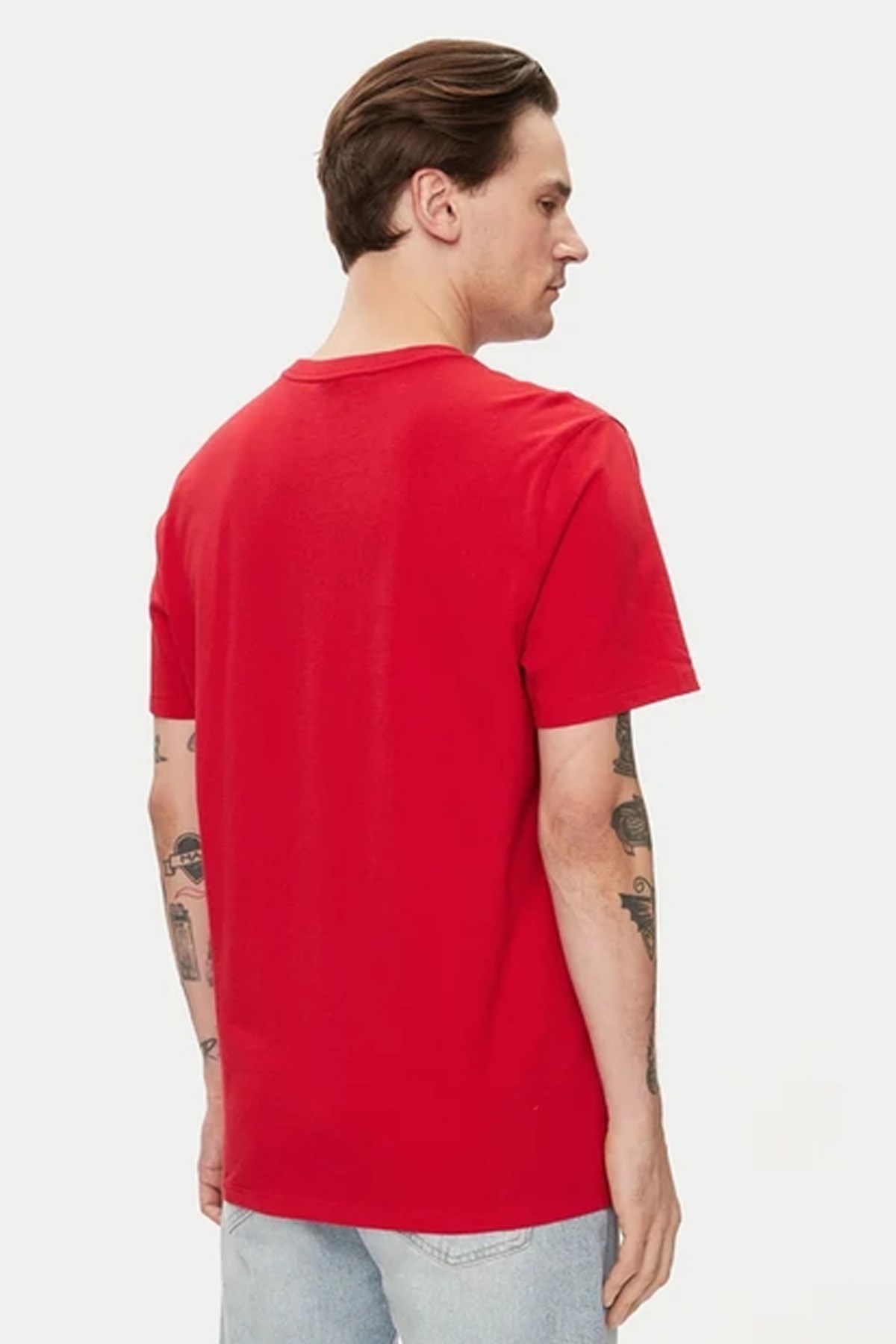 Gap V-Everyday Soft Erkek Tişört Kırmızı
