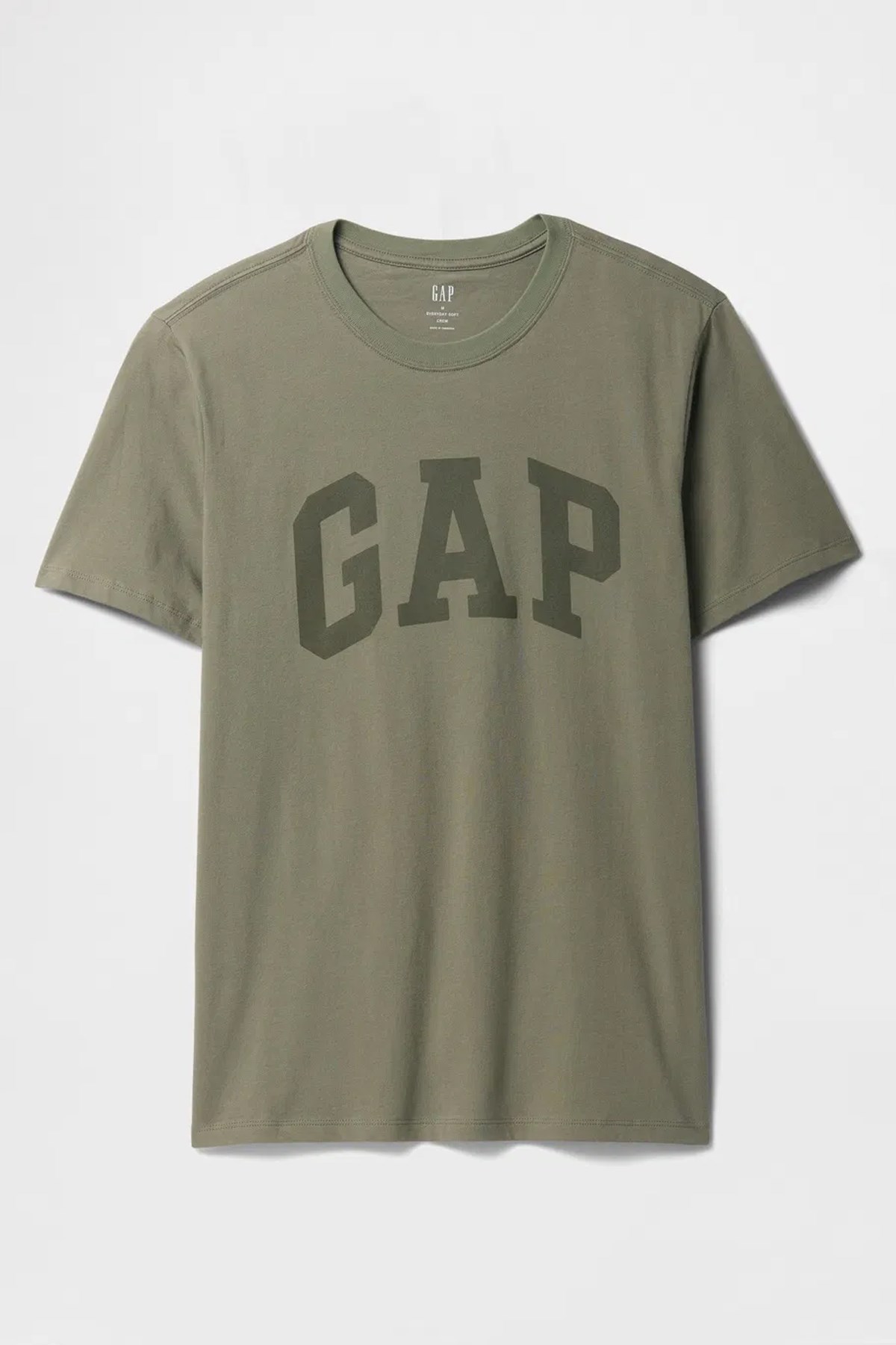 Gap V-Everyday Soft Erkek Tişört Yeşil