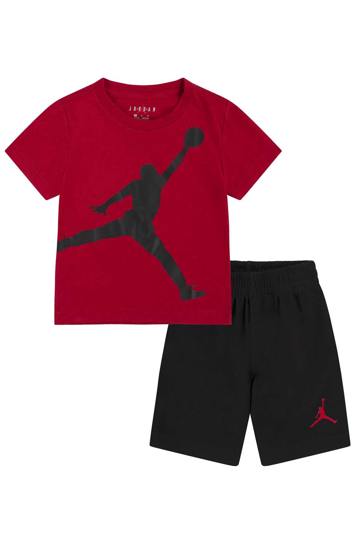 Nike Jdb Jumbo Çocuk Şort ve Tişört Takım 85C138-023 Siyah