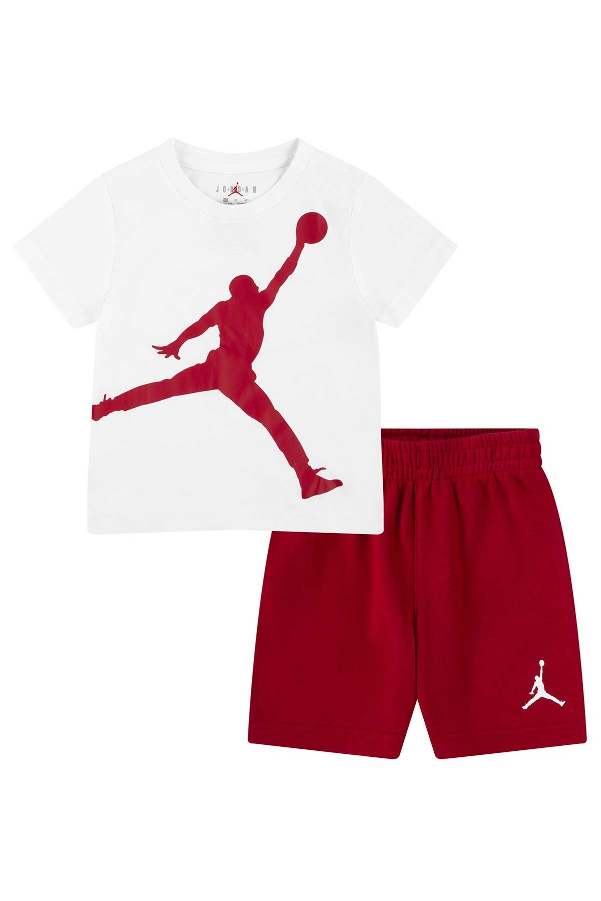 Nike Jdb Jumbo Çocuk Şort ve Tişört Takım 85C138-R78 Kırmızı