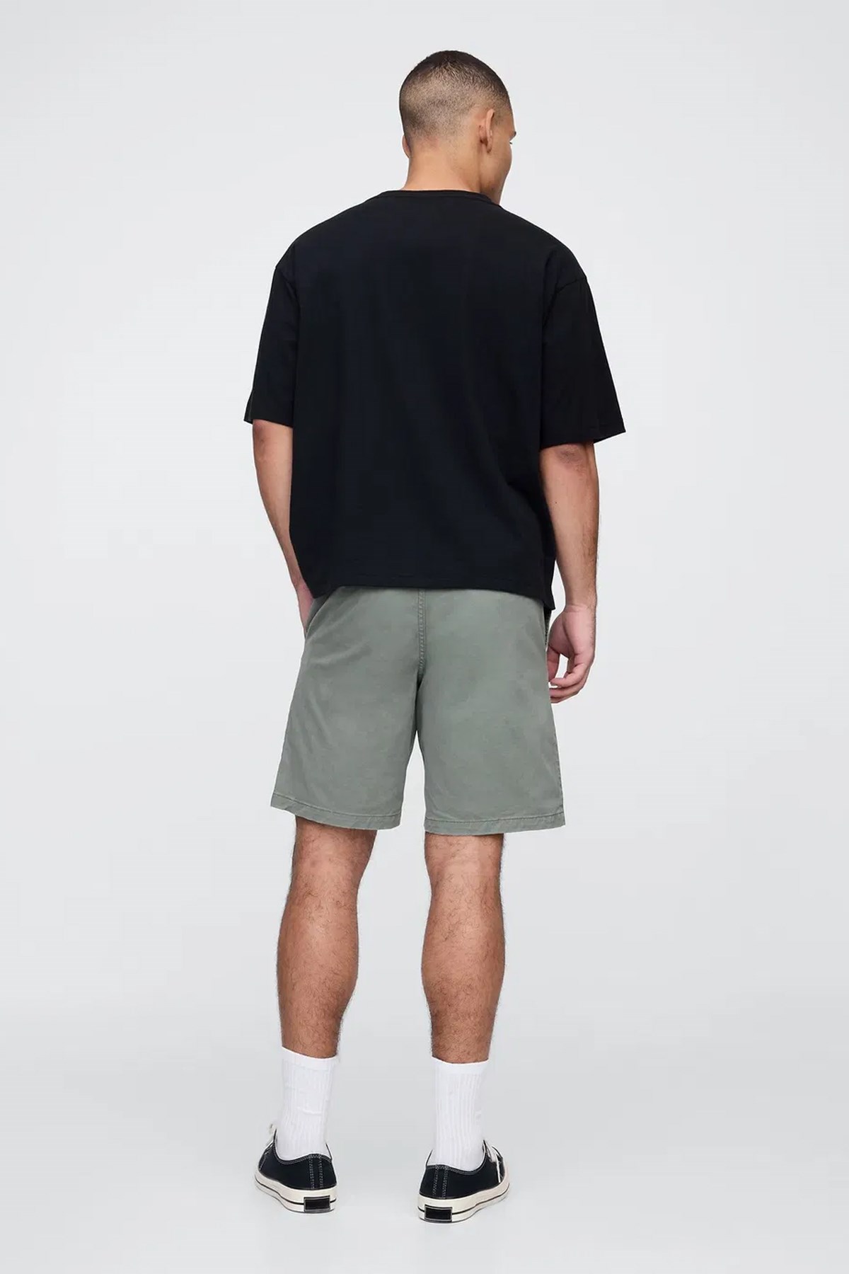 Gap V-9IN Essential Erkek Şort Yeşil