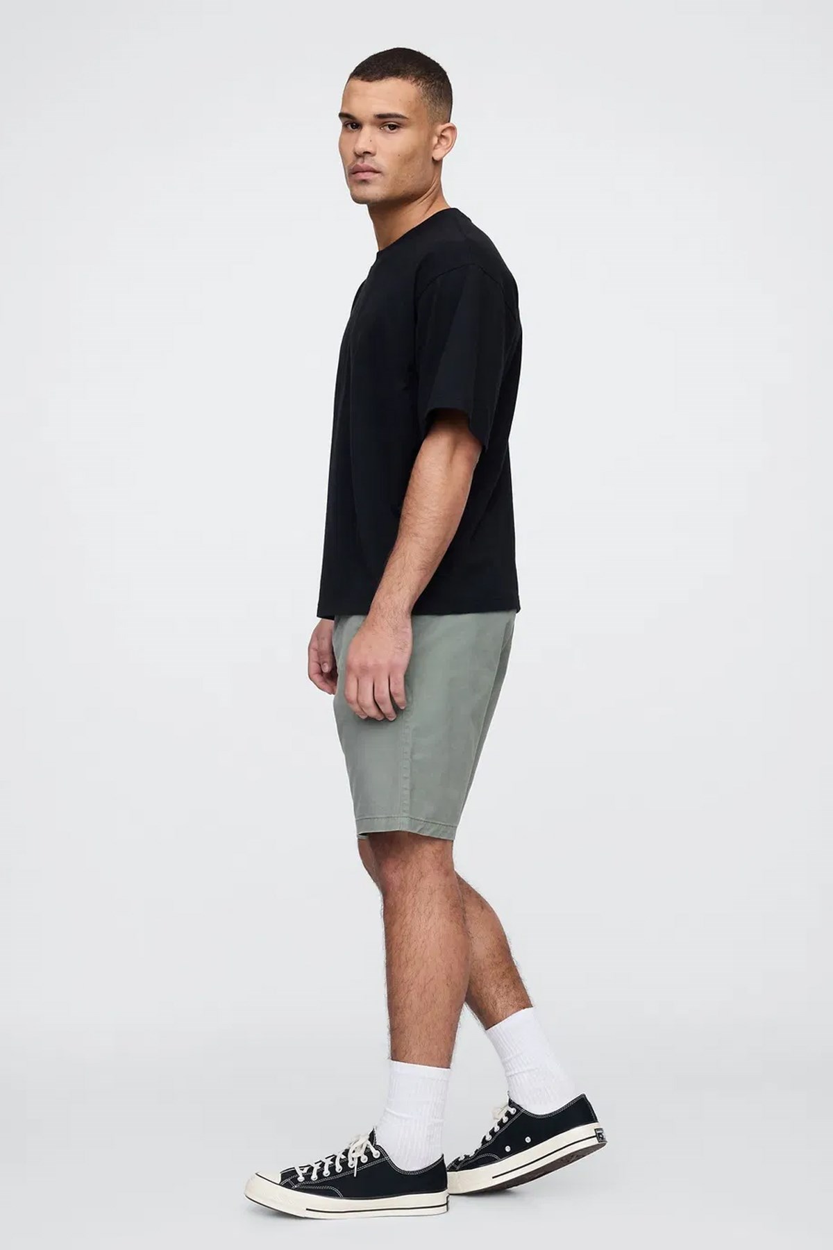 Gap V-9IN Essential Erkek Şort Yeşil