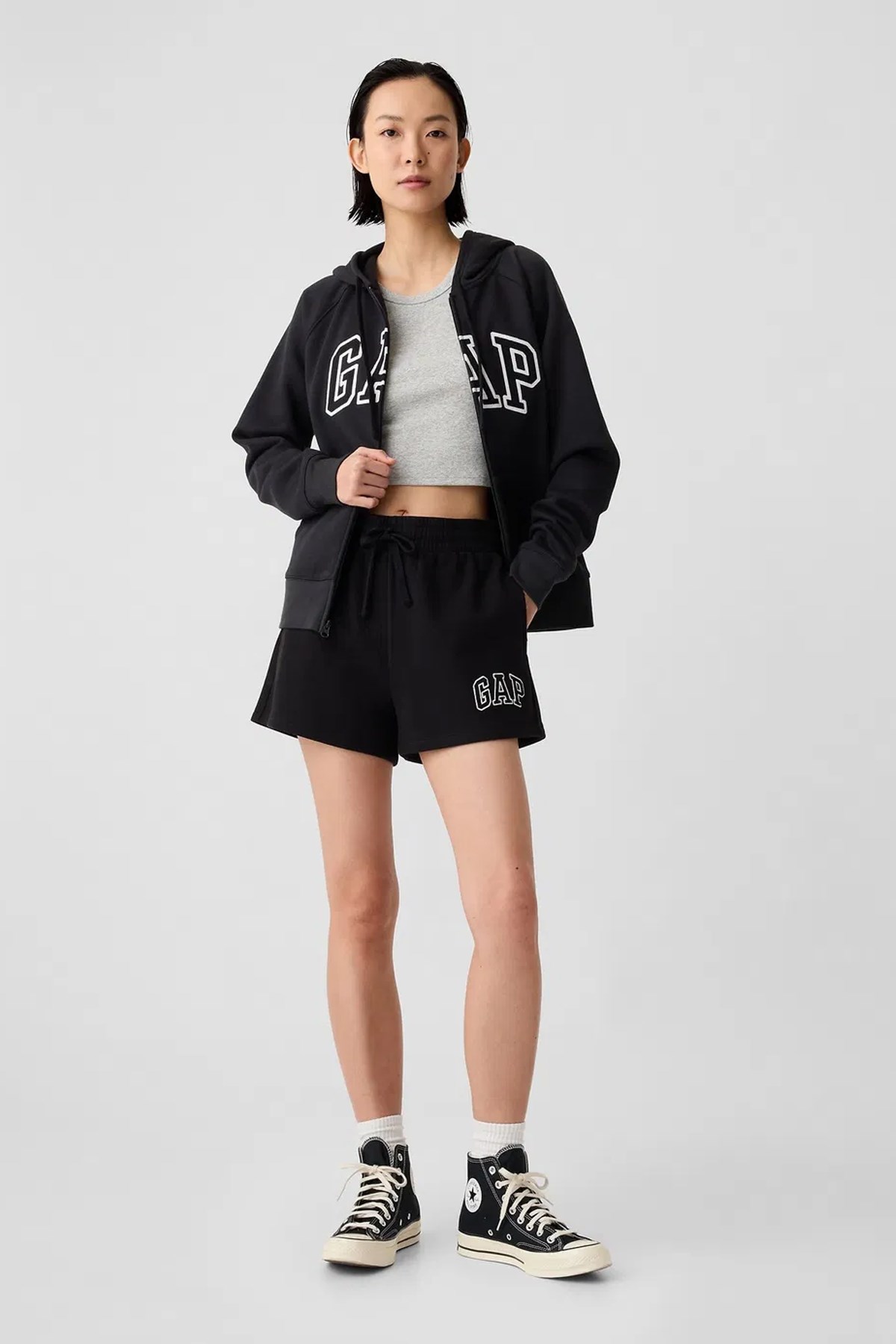 Gap V-Frch Ft Gap Heritage Kadın Şort Siyah