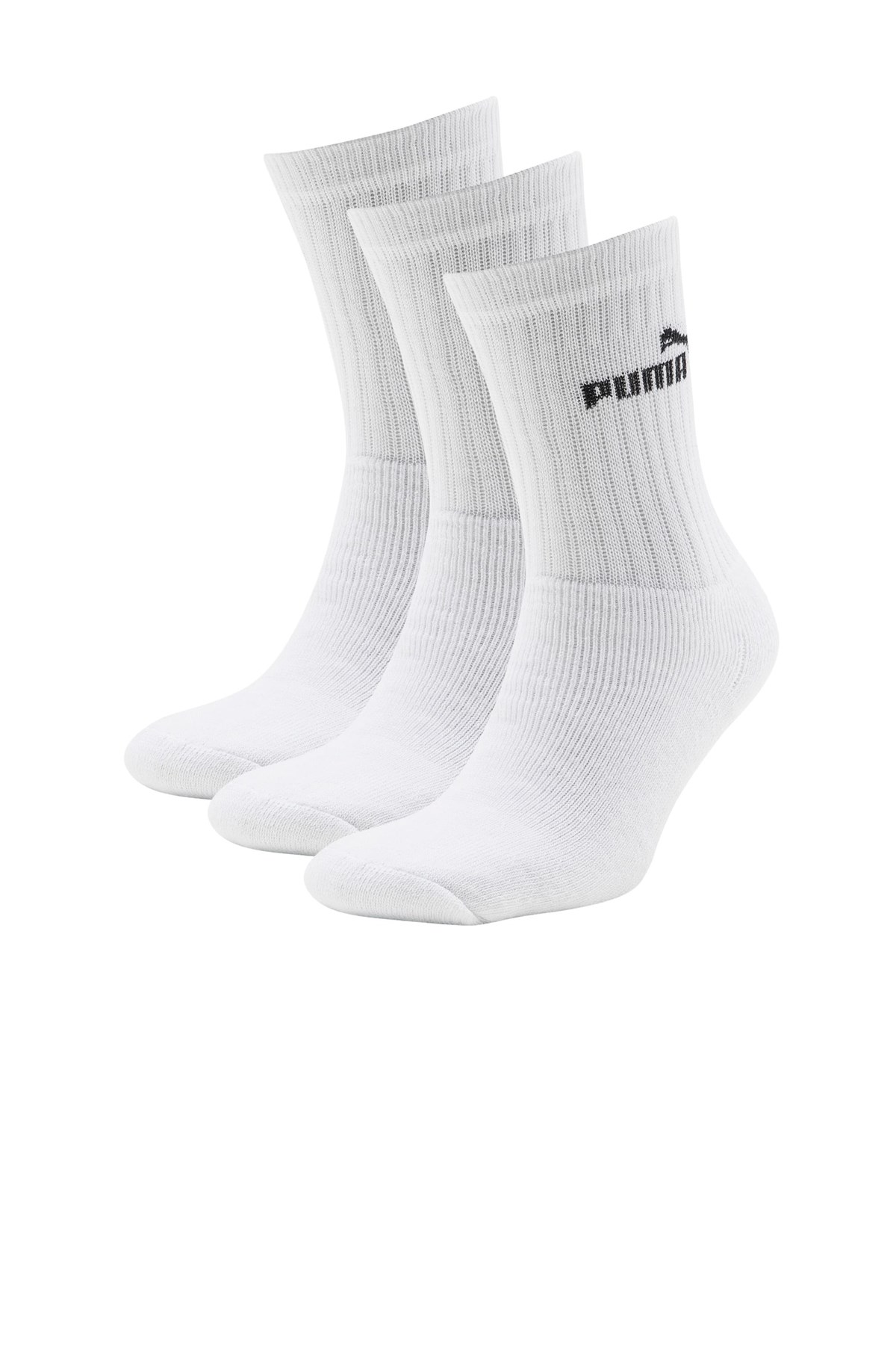 Puma Sport 3 lü Çorap 88329602 Beyaz