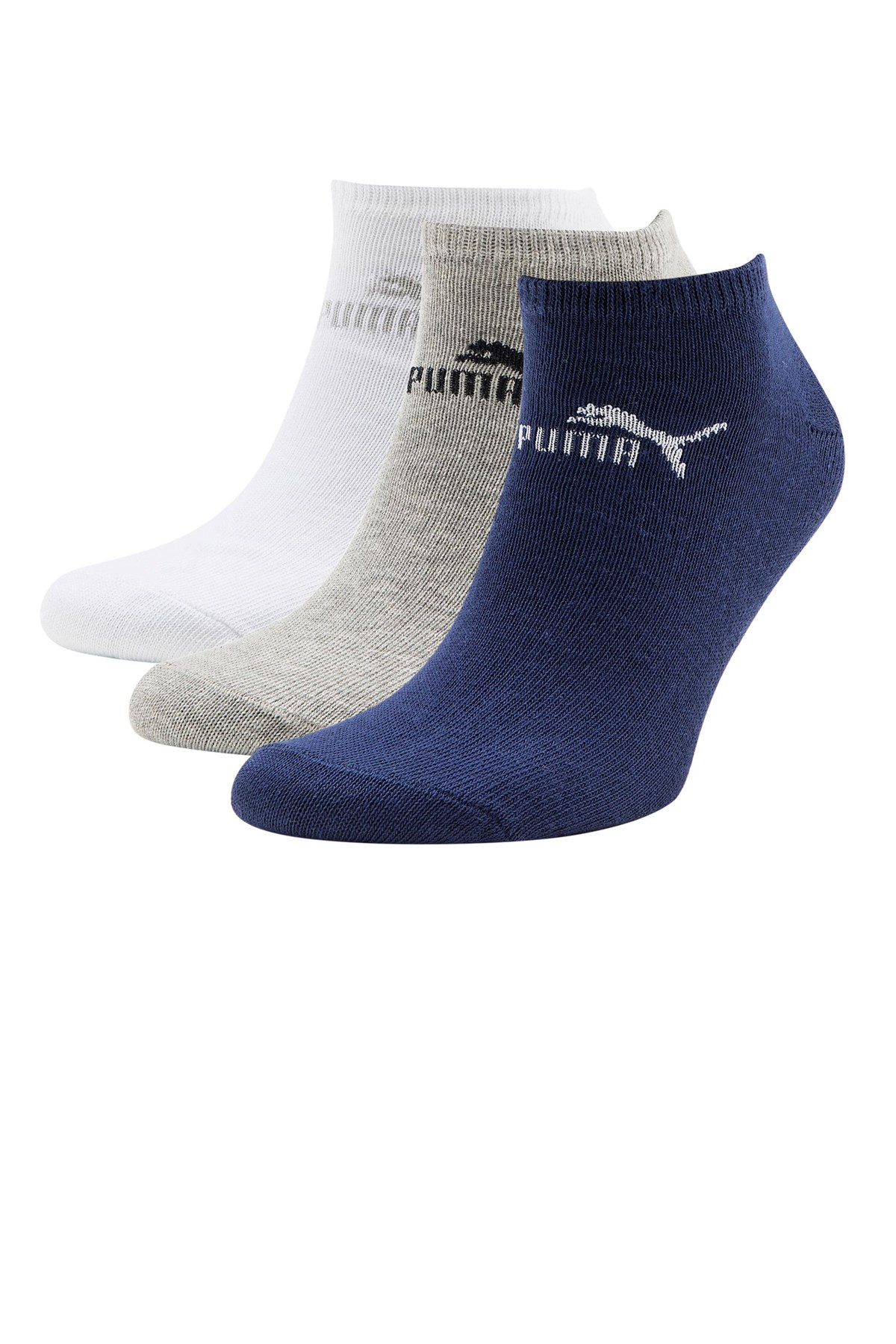 Puma Sneaker 3'lü Çorap 88749705 Lacivert