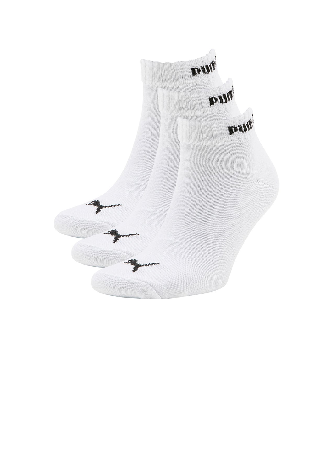 Puma Quarter 3'lü Çorap 88749802 Beyaz